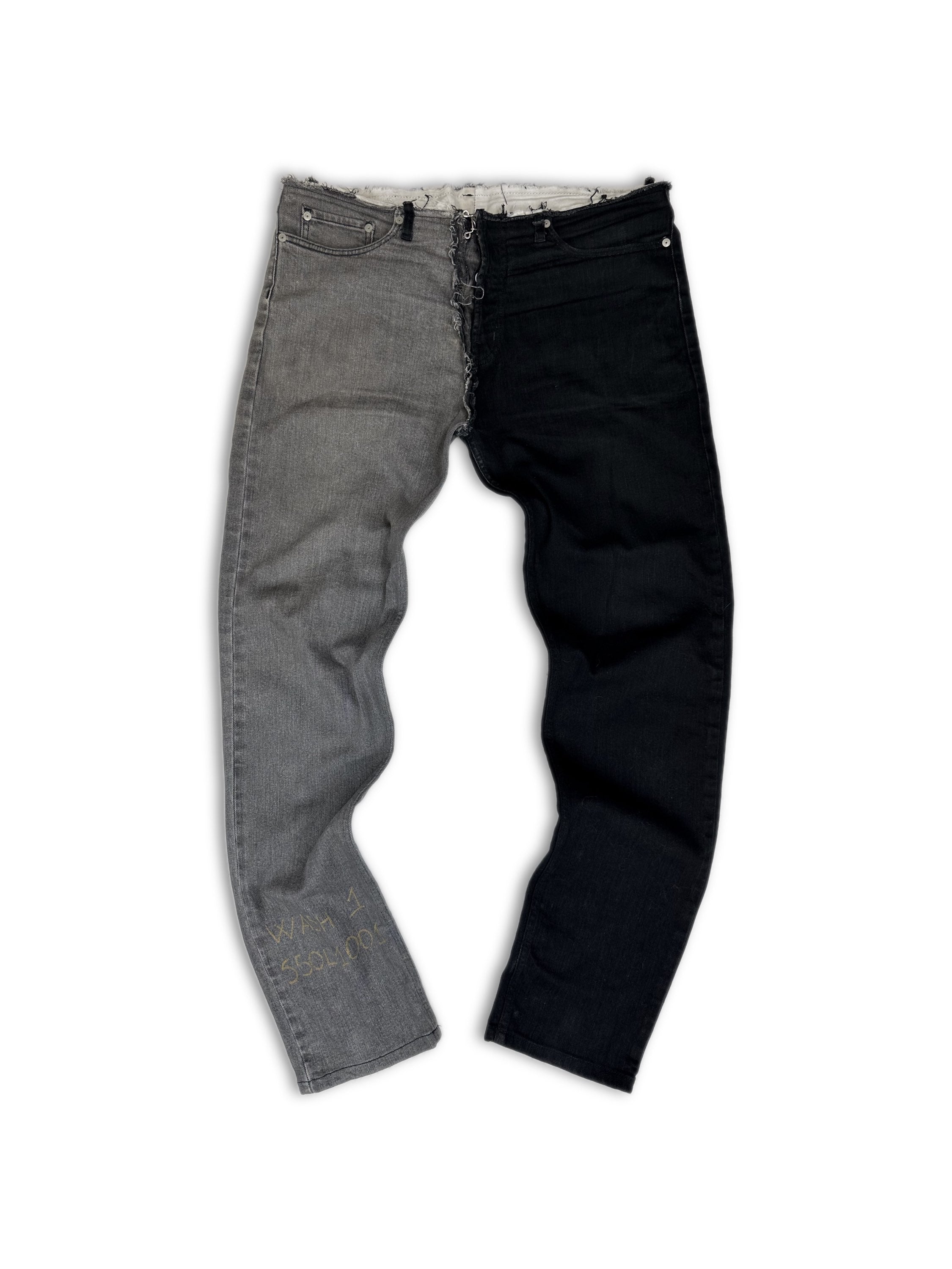 SS21 Maison Margiela ‘Split’ Wash 1 Wash 2 Script Denim