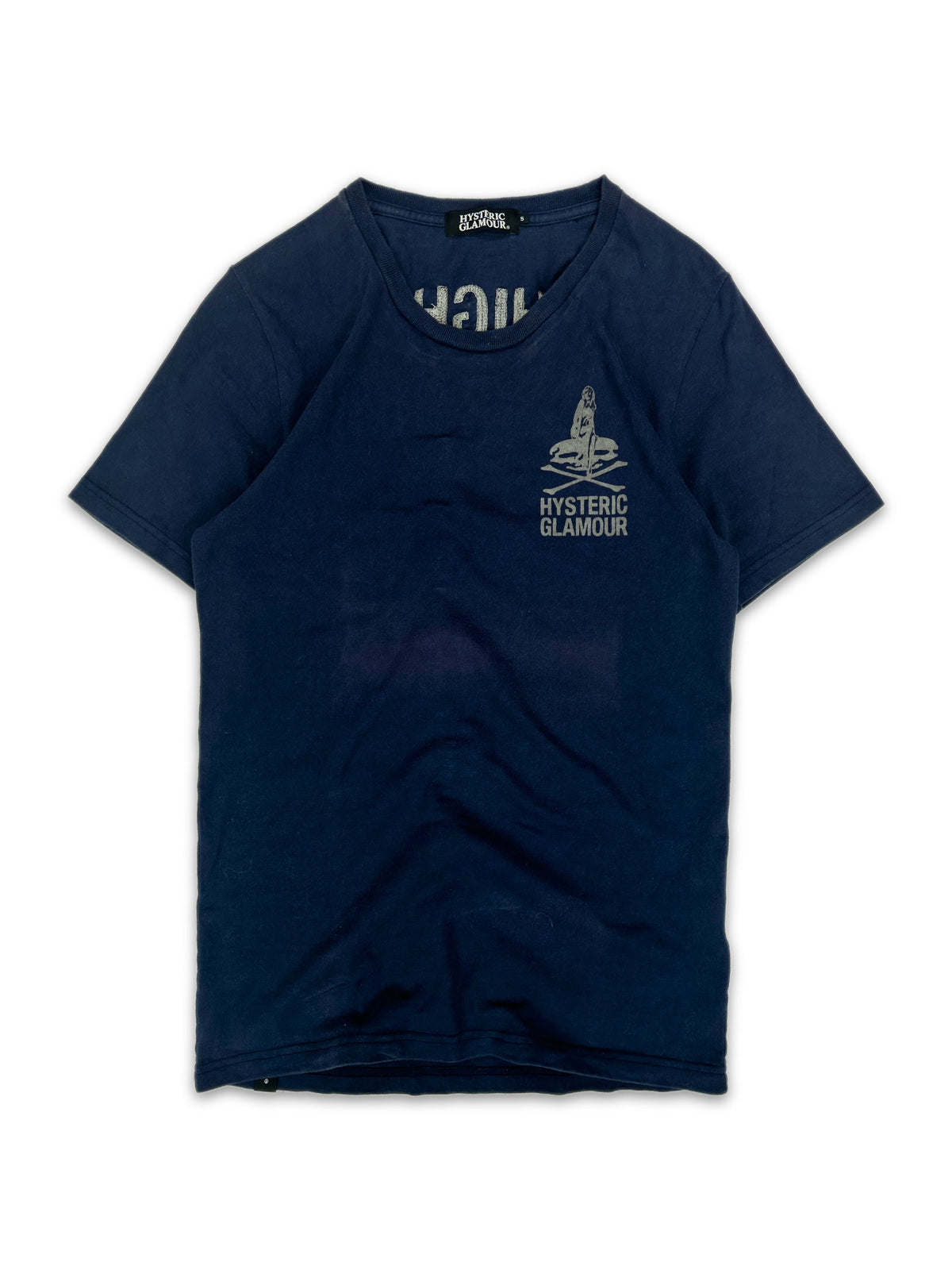 00s Hysteric Glamour ‘High Voltage’ Embroidered Show Girl T-Shirt
