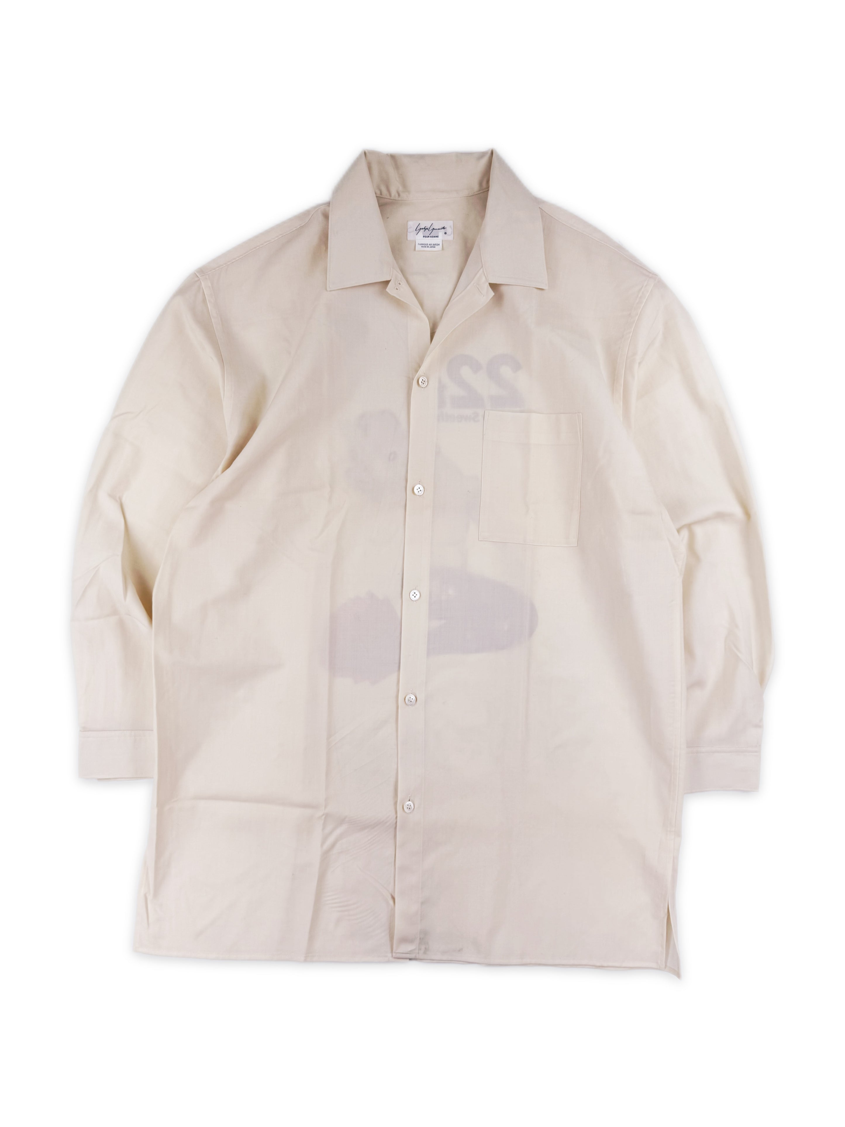 AW91 Yohji Yamamoto ‘22th Century Sweetheart’ Mermaid Pin Up Button Up Shirt