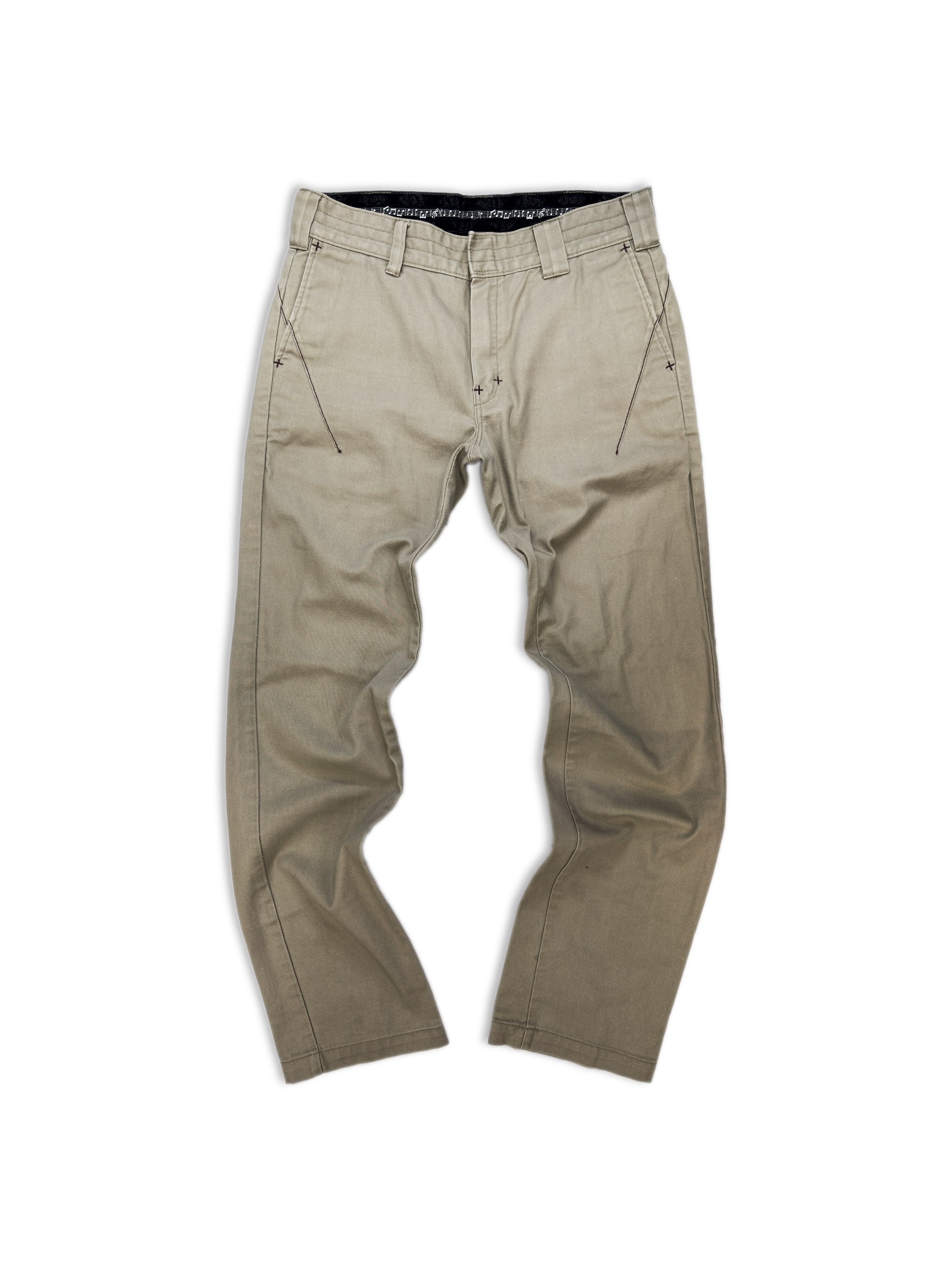 00s Number (N)ine x Dickies ‘Darted’ Music Note Pants
