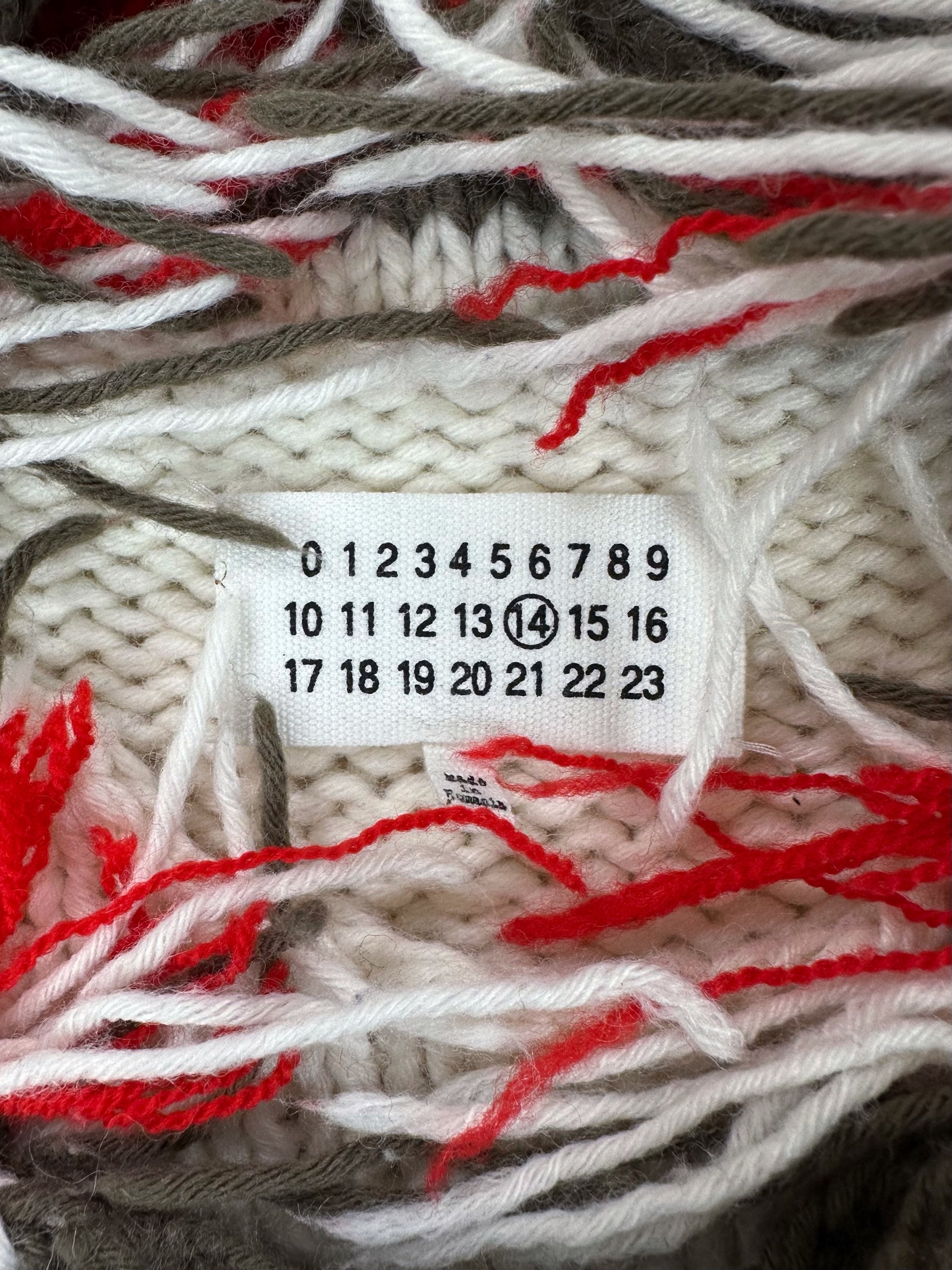 AW17 Maison Margiela ‘1970s Unfinished Children’s Jumper’ Knit Sweater