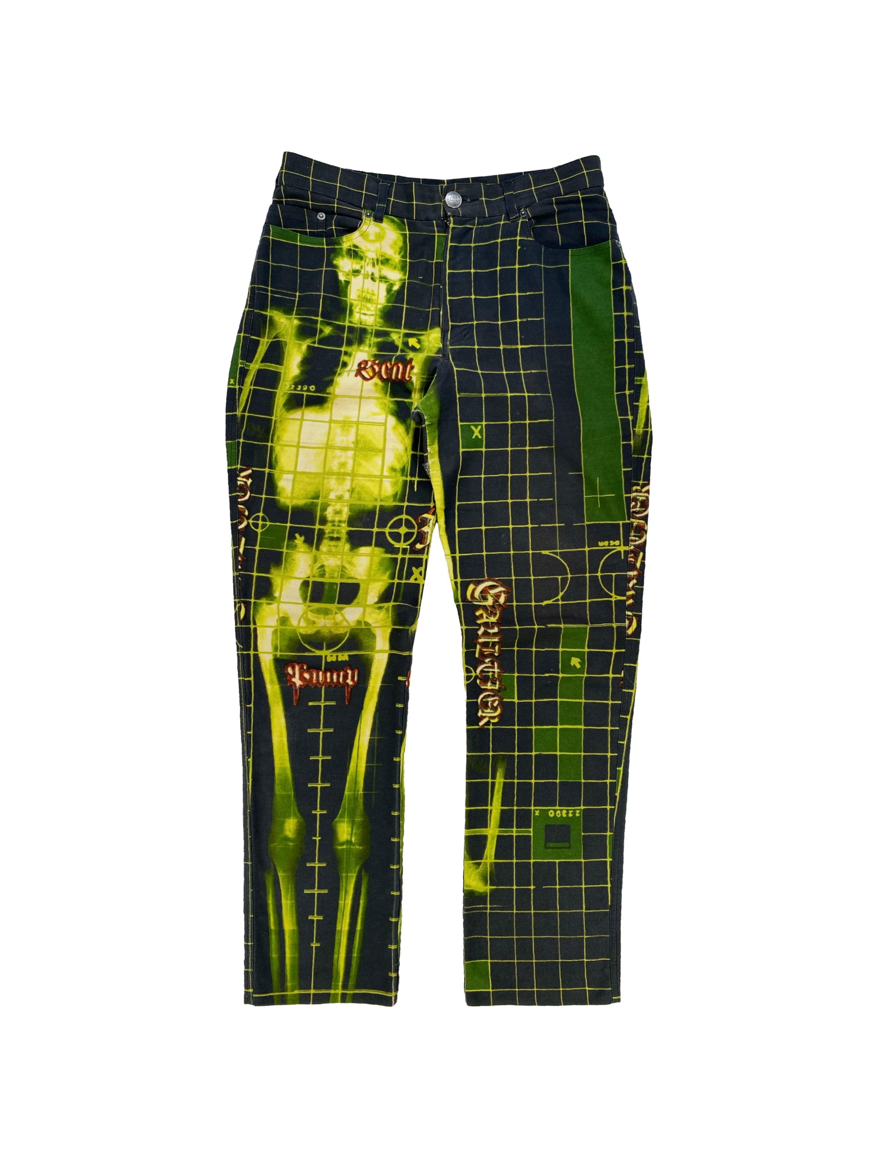 SS96 Jean Paul Gaultier “Cyberbaba” X-Ray Trousers