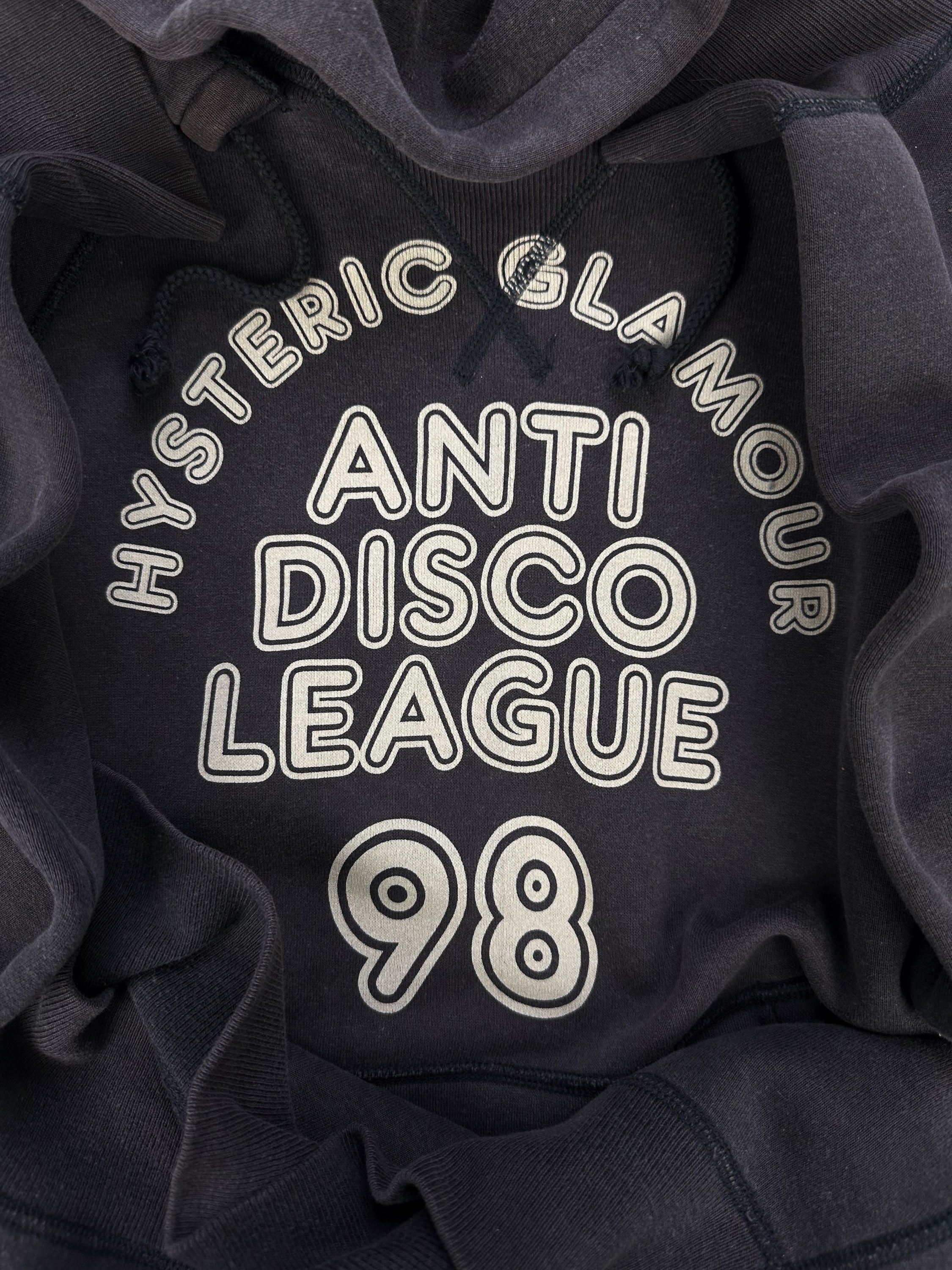 00s Hysteric Glamour ‘Disco League’ Sun Faded Hoodie