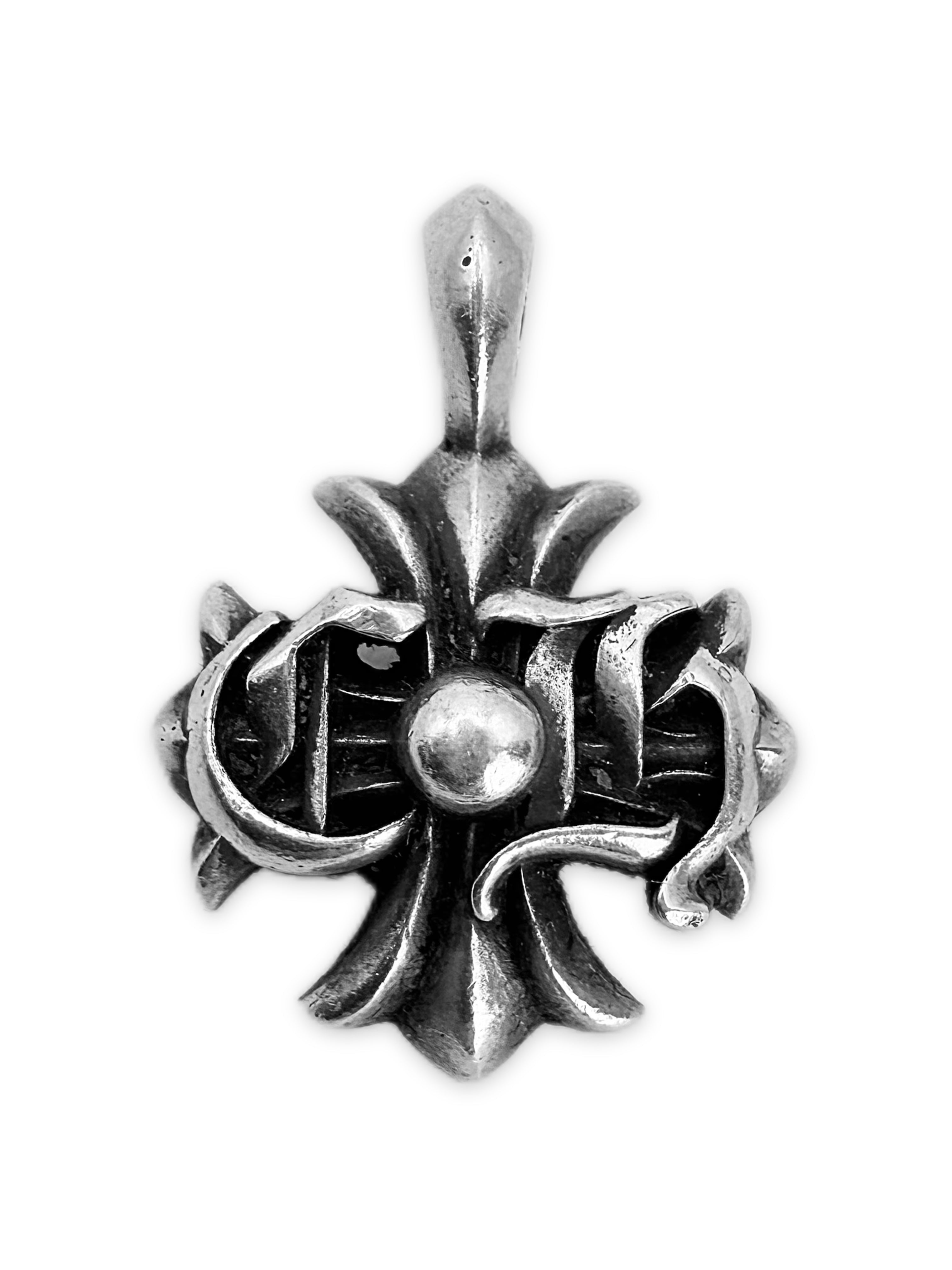 Chrome Hearts ‘CH’ Plus .925 Silver Pendant
