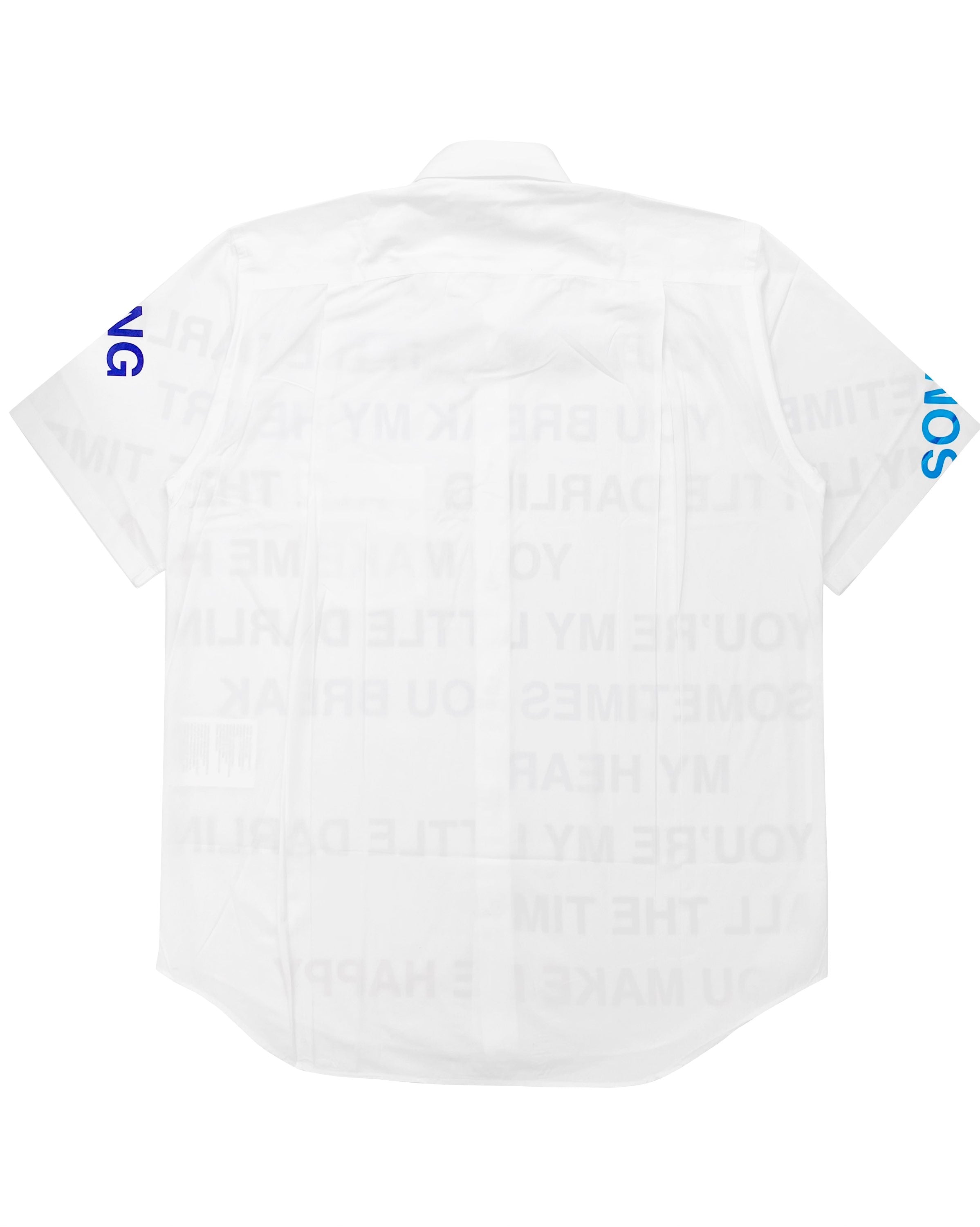 SS02 Junya Watanabe “My Heart” Poem Collared Button Up