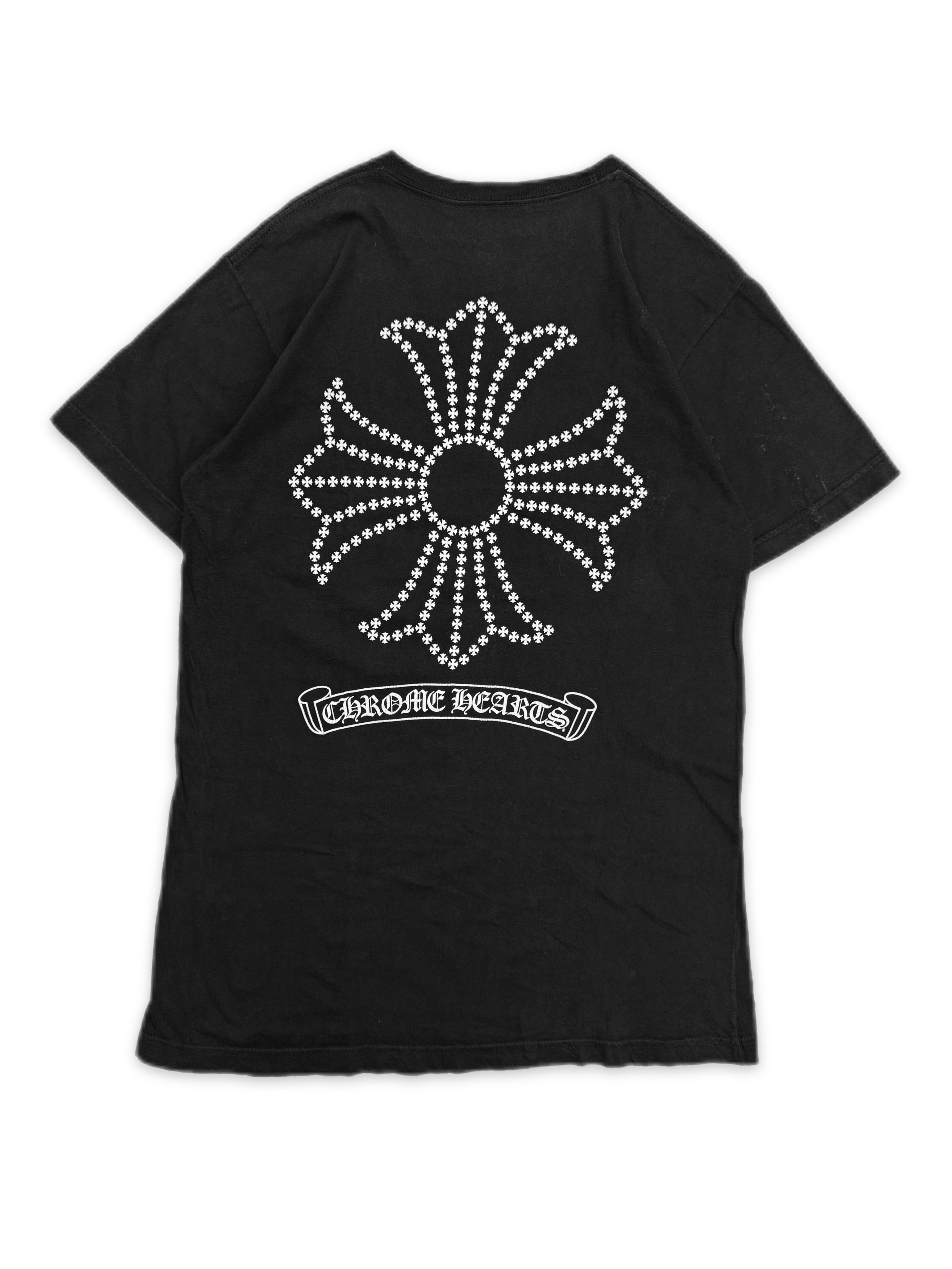 Chrome Hearts Mini Plus Monogram Scroll Logo Pocket T-Shirt