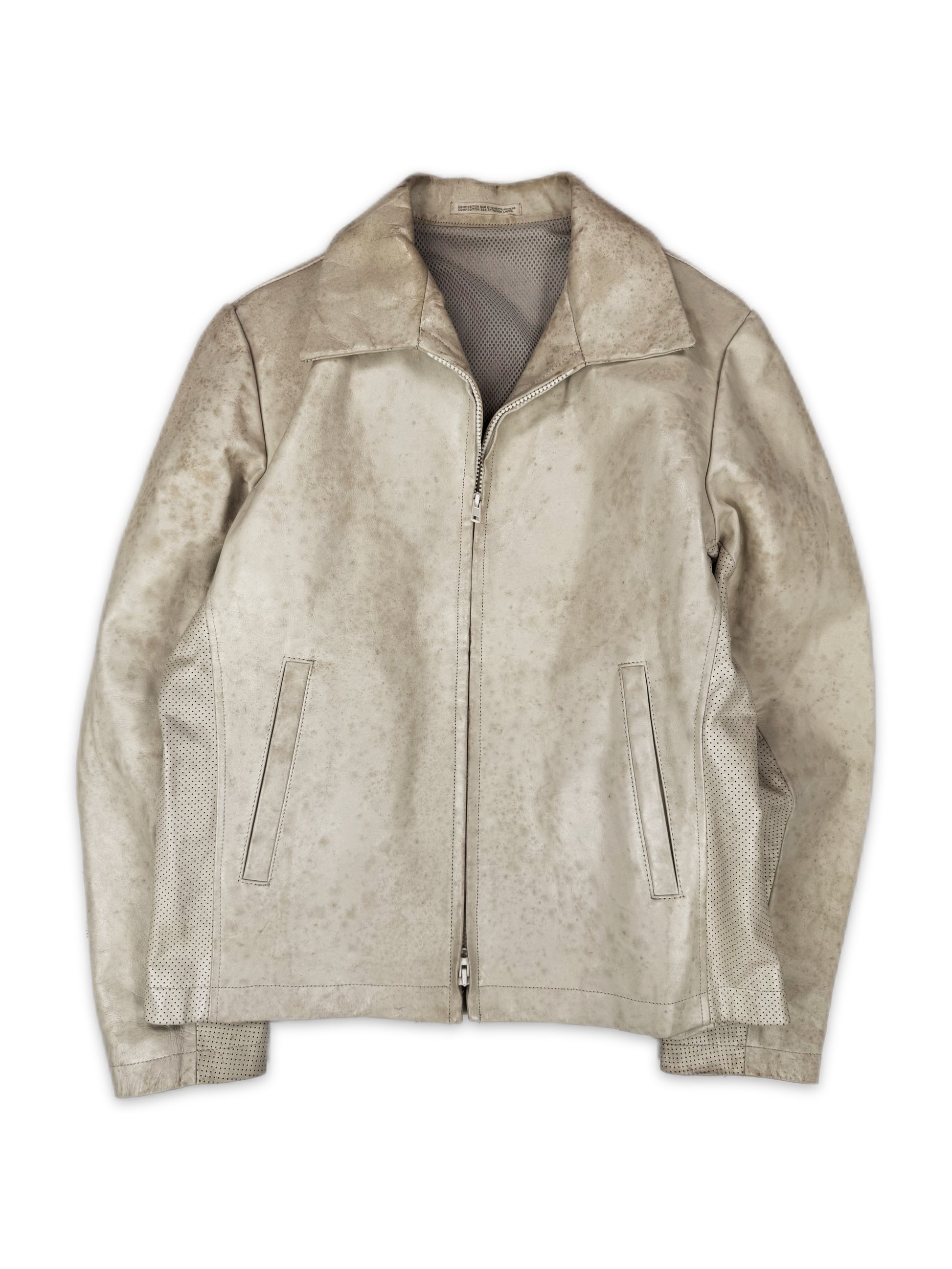 AW10 Yohji Yamamoto 23rd Century Sweetheart Pin Up Leather Jacket
