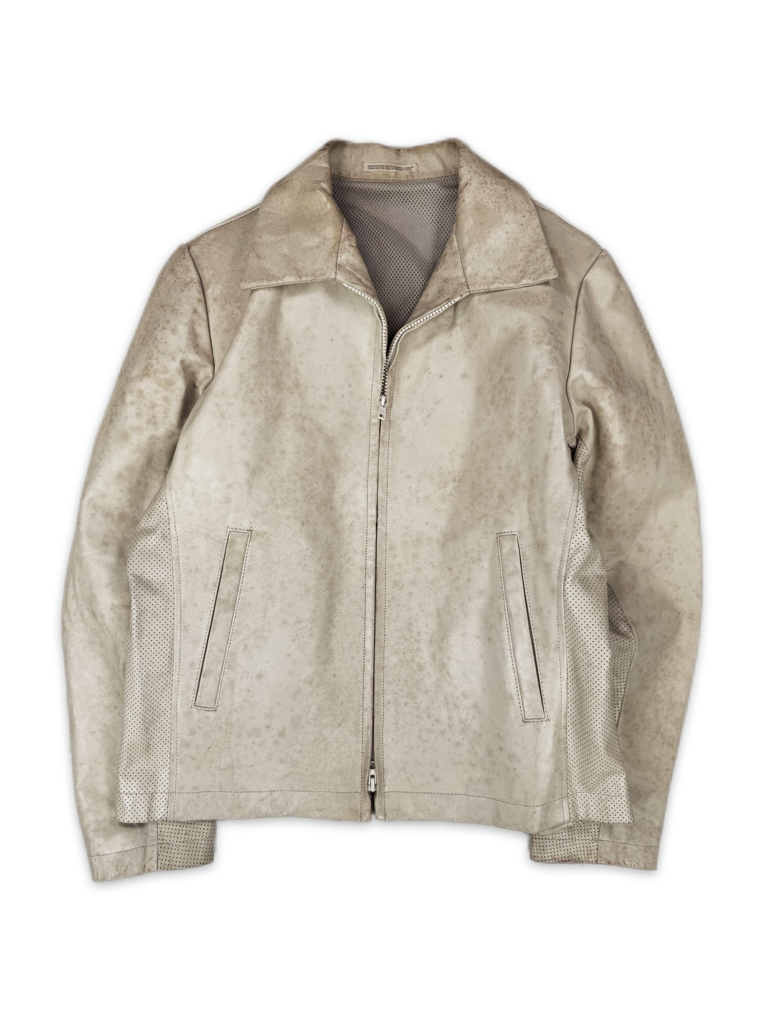 AW10 Yohji Yamamoto 23rd Century Sweetheart Pin Up Leather Jacket