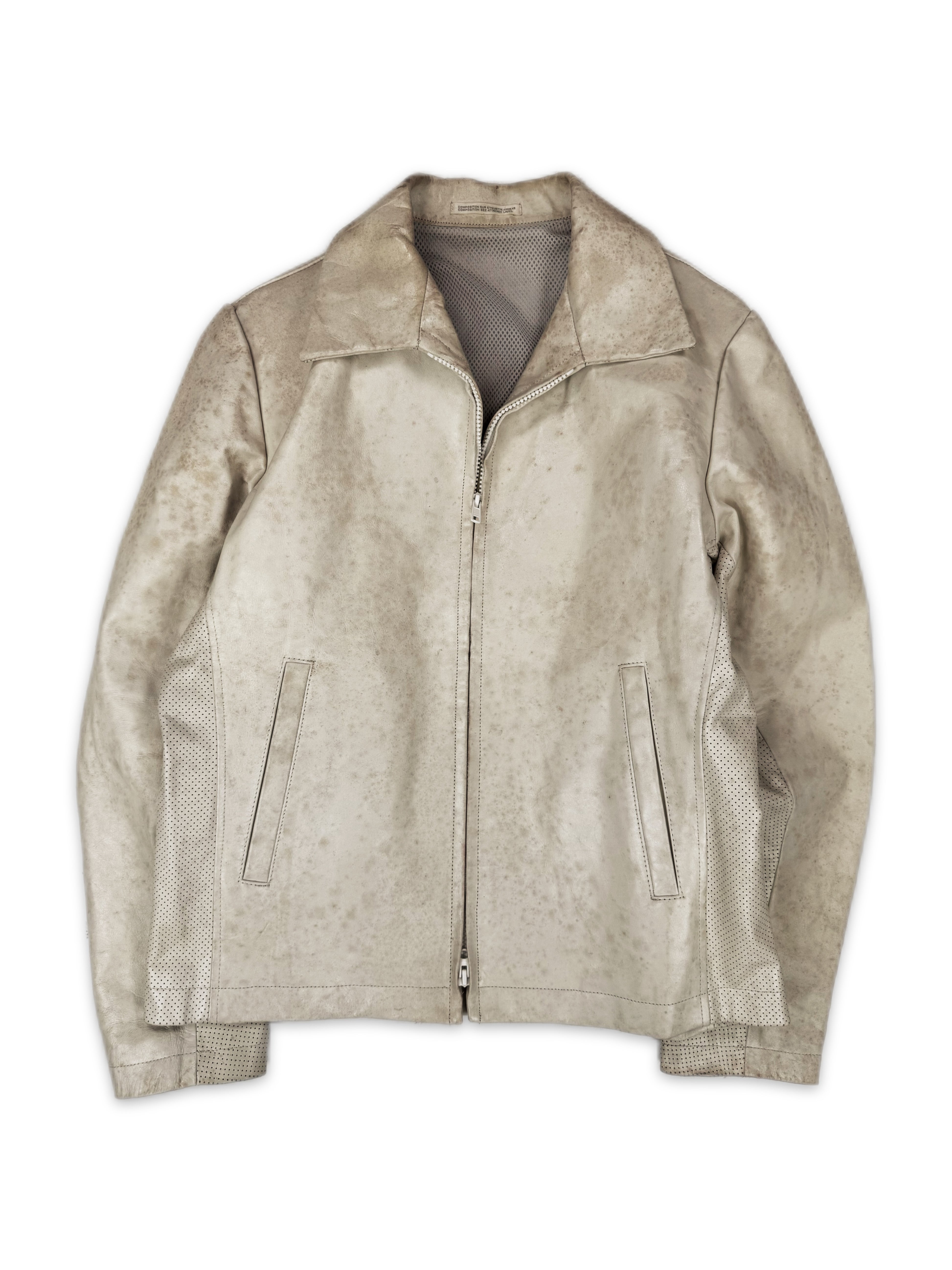 AW10 Yohji Yamamoto 23rd Century Sweetheart Pin Up Leather Jacket