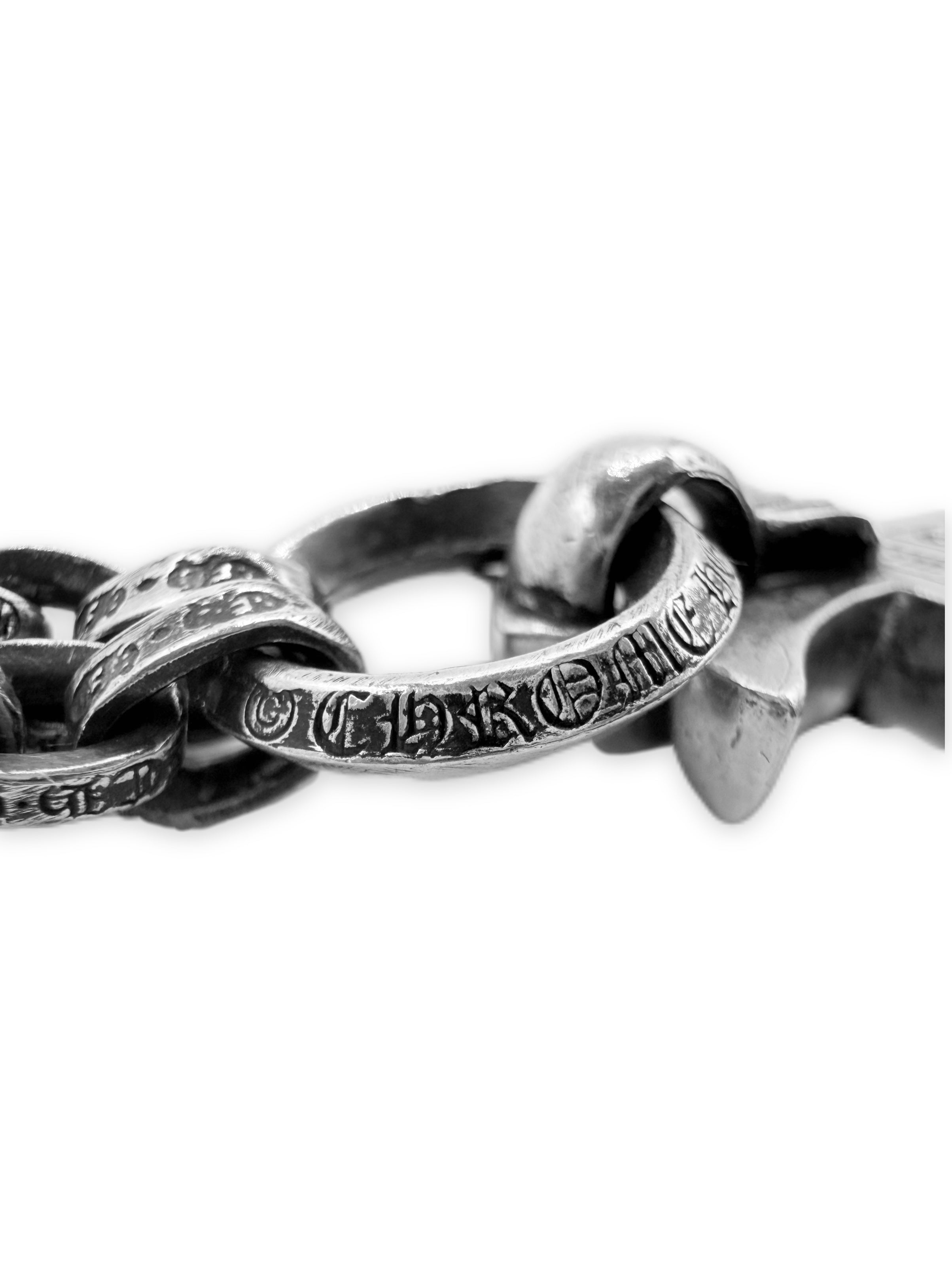 Chrome Hearts Cross Bail Paper Chain 18 in Necklace