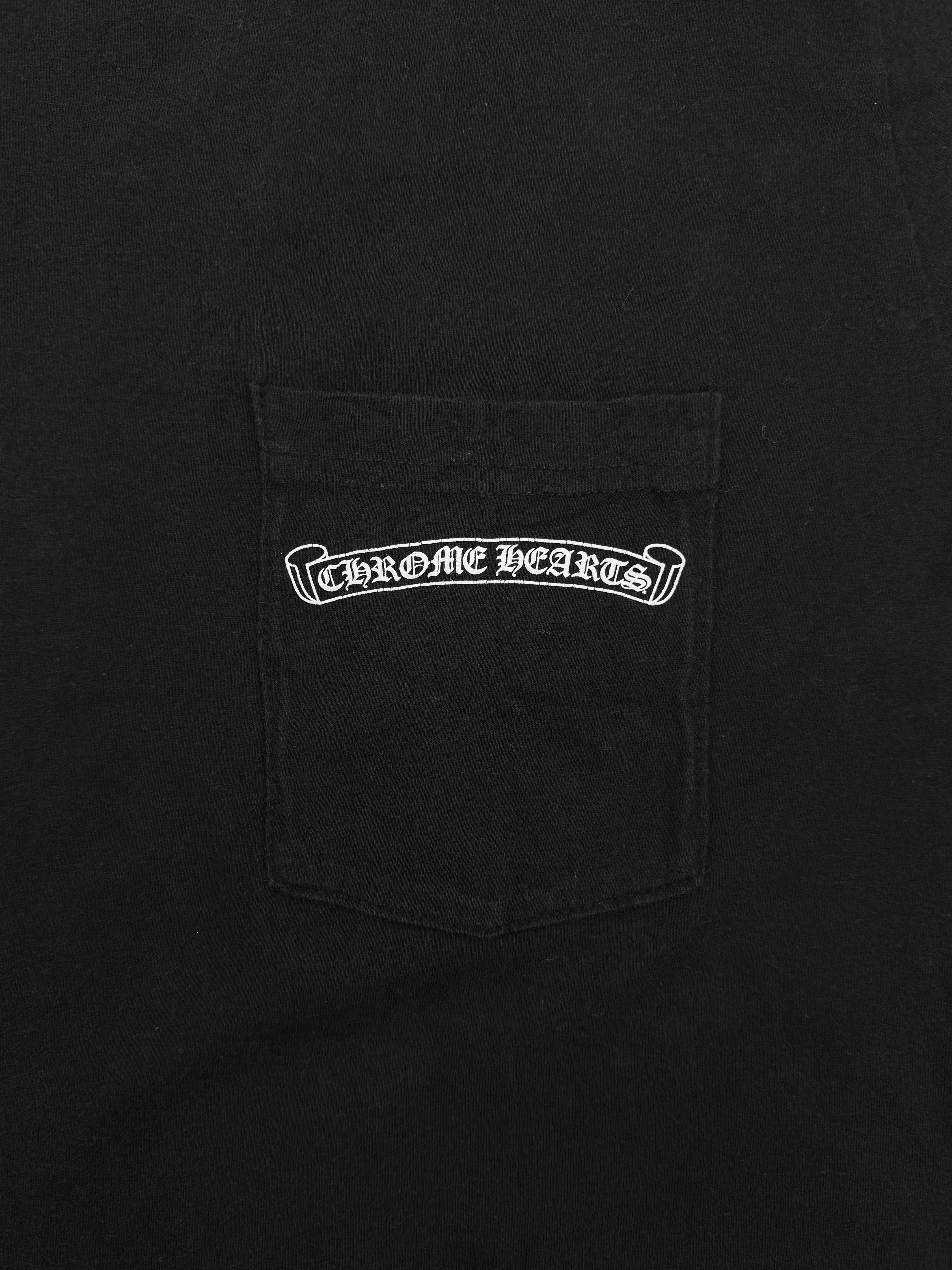 Chrome Hearts Mini Plus Monogram Scroll Logo Pocket T-Shirt