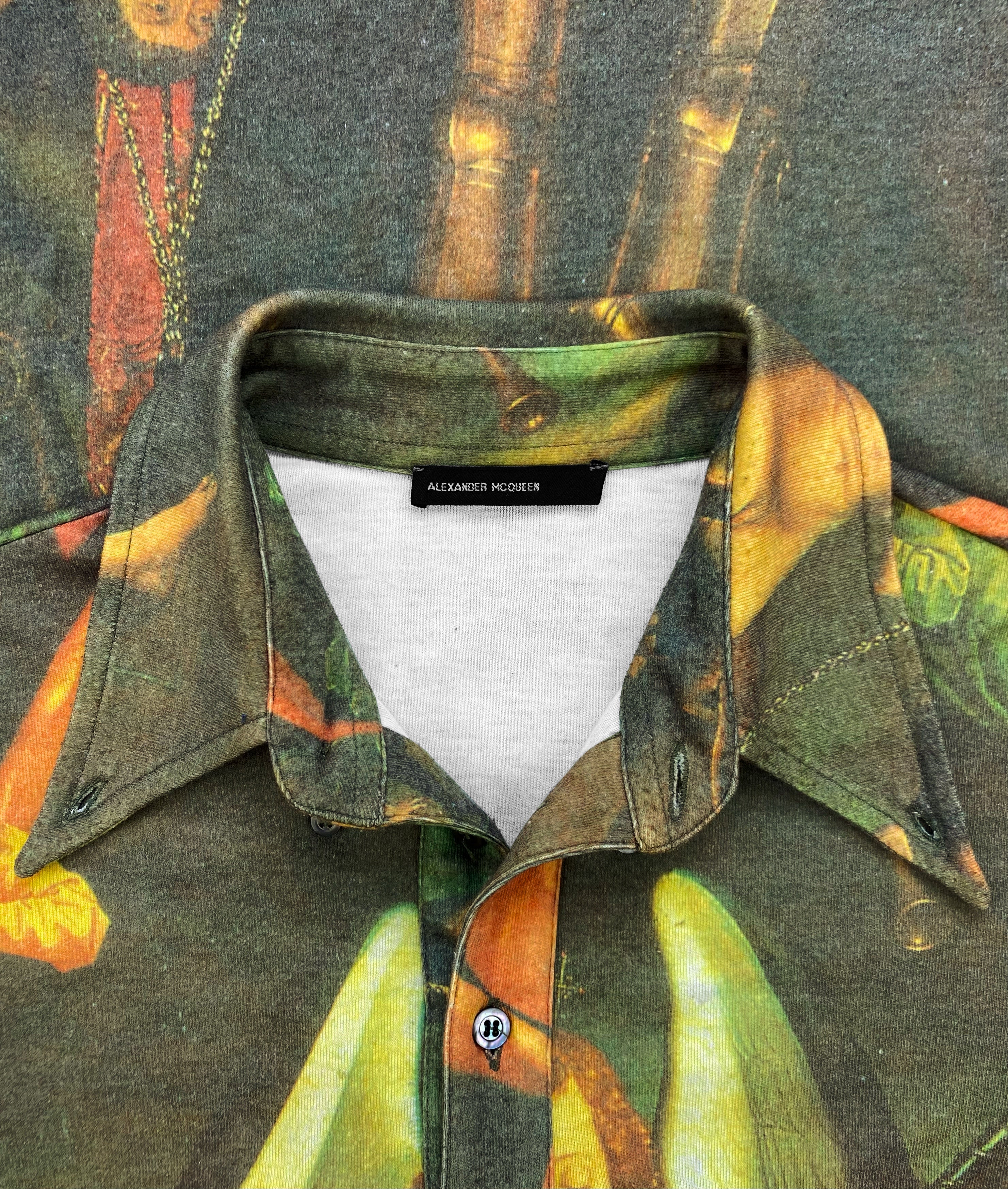 AW97 Alexander McQueen ‘It’s A Jungle Out There’ Vampiric Collar Polo