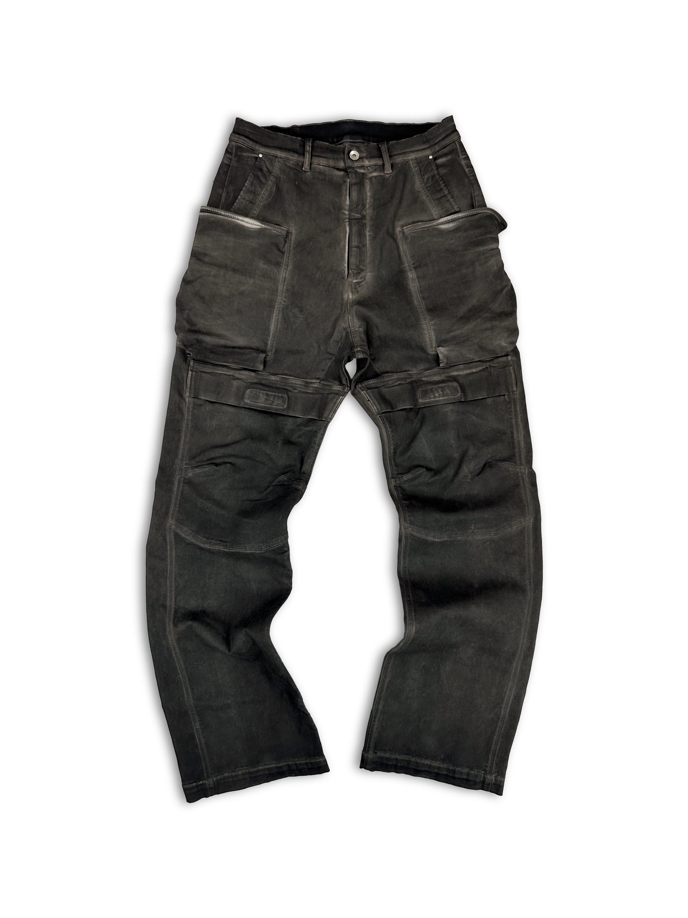 SS24 Rick Owens ‘Stefan’ Dark Dust Lido Multi Pocket Cargo Pants