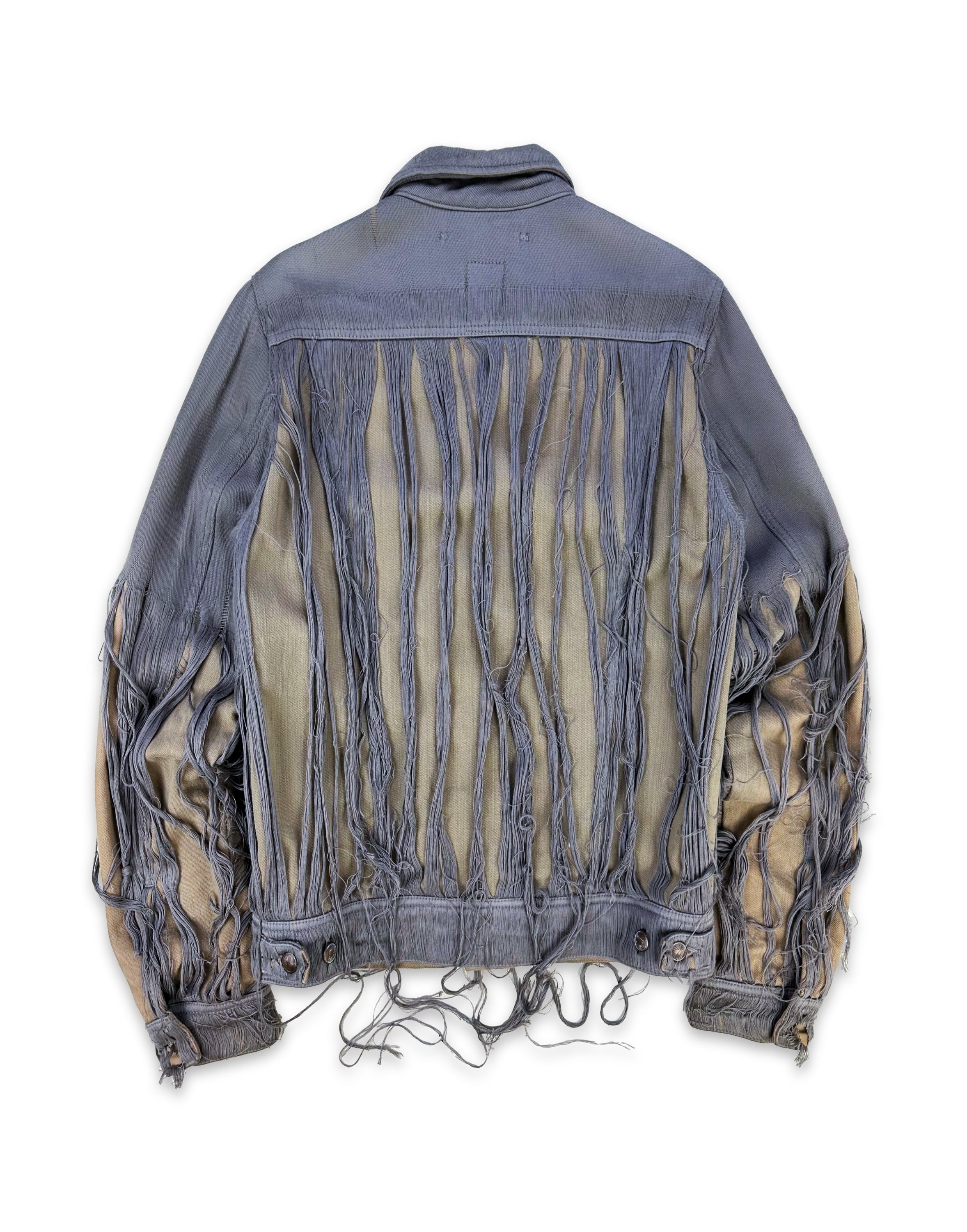 AW07 Mihara Yasuhiro ‘Mummy’ Distressed Lilac Jacket