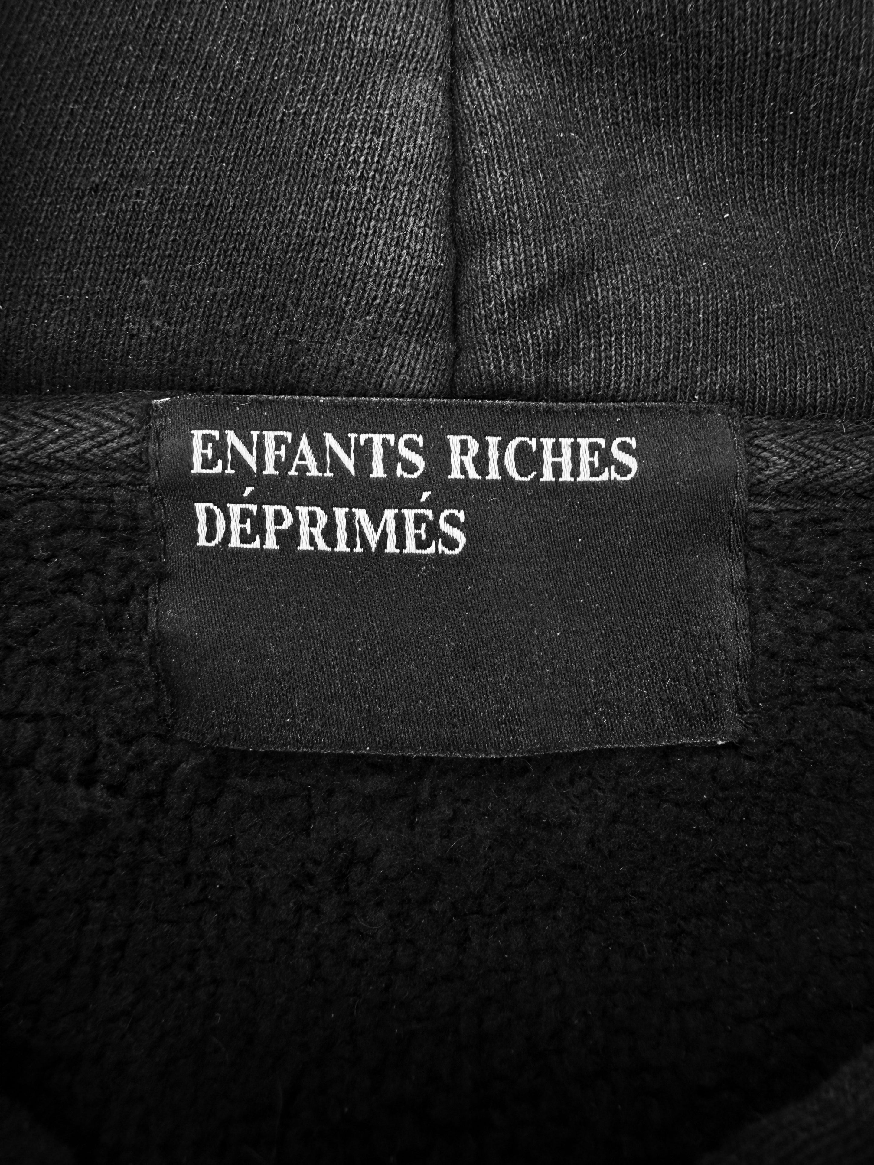 AW22 Enfants Riches Deprimes ‘Goth Girl Sucks Soul Through Dick’ Slogan Hoodie