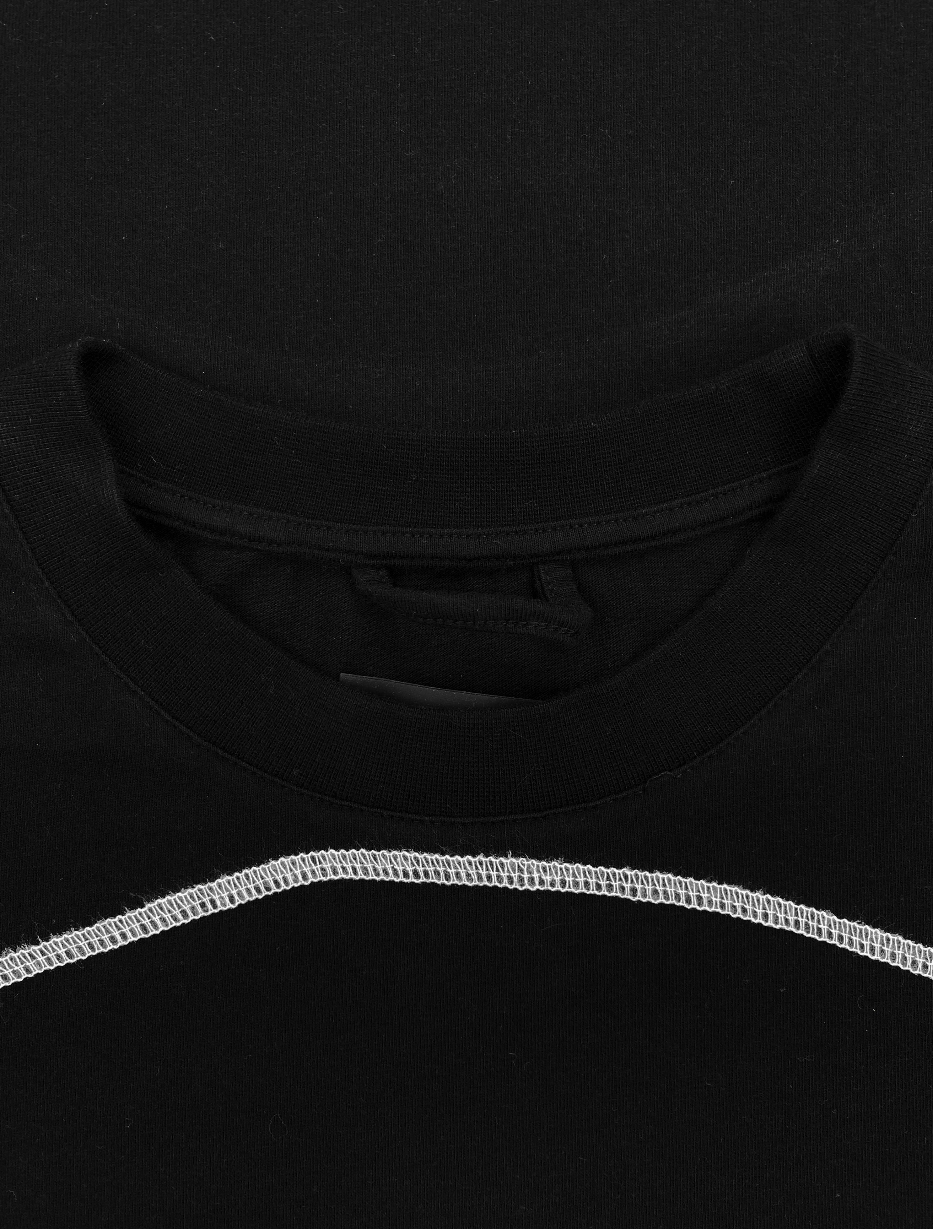 Craig Green Contrast Stitch Embroidered Cut Out T-Shirt