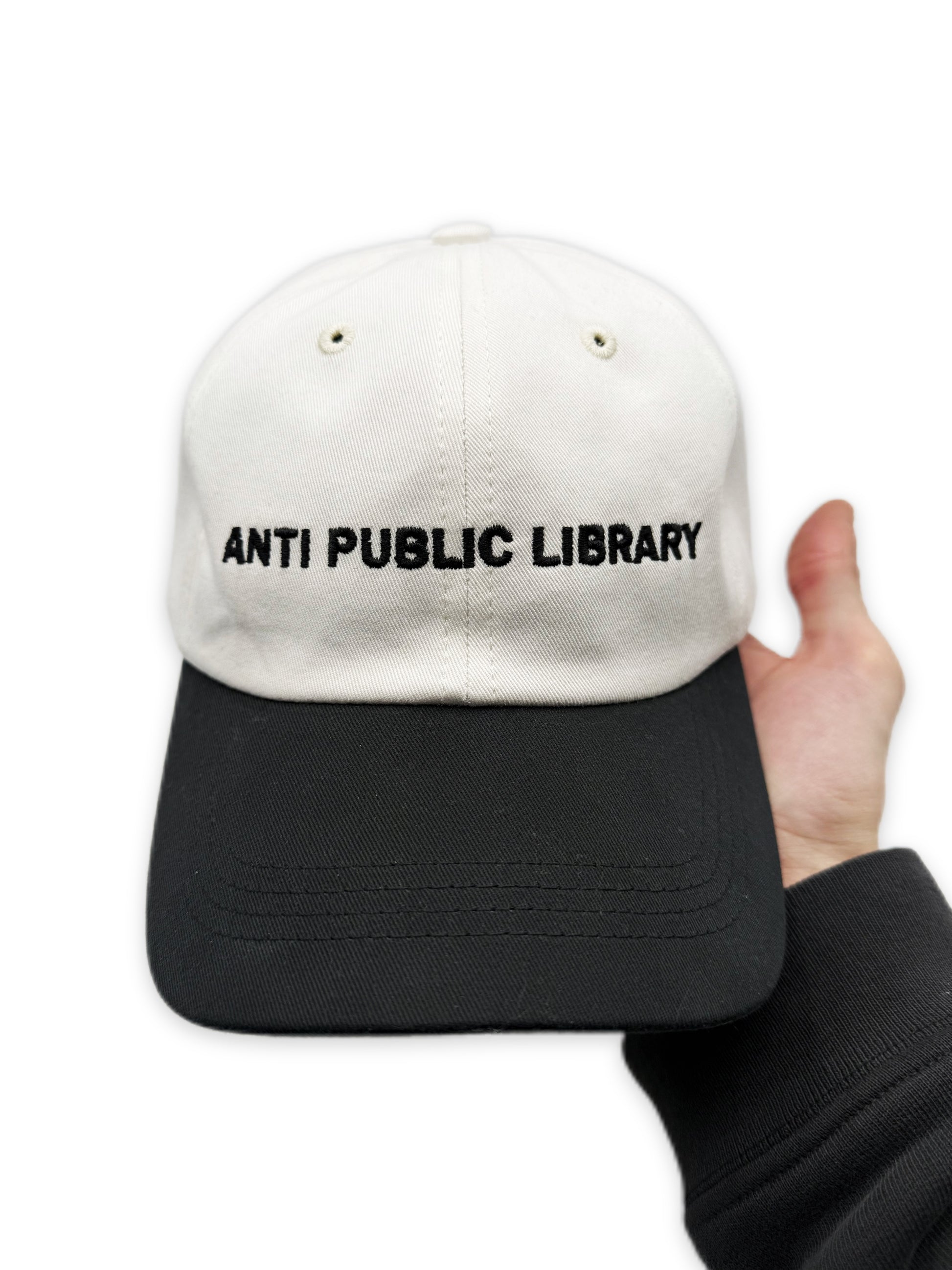 Anti Public Library Enfants Riches Deprimes Logo Strap Back Hat