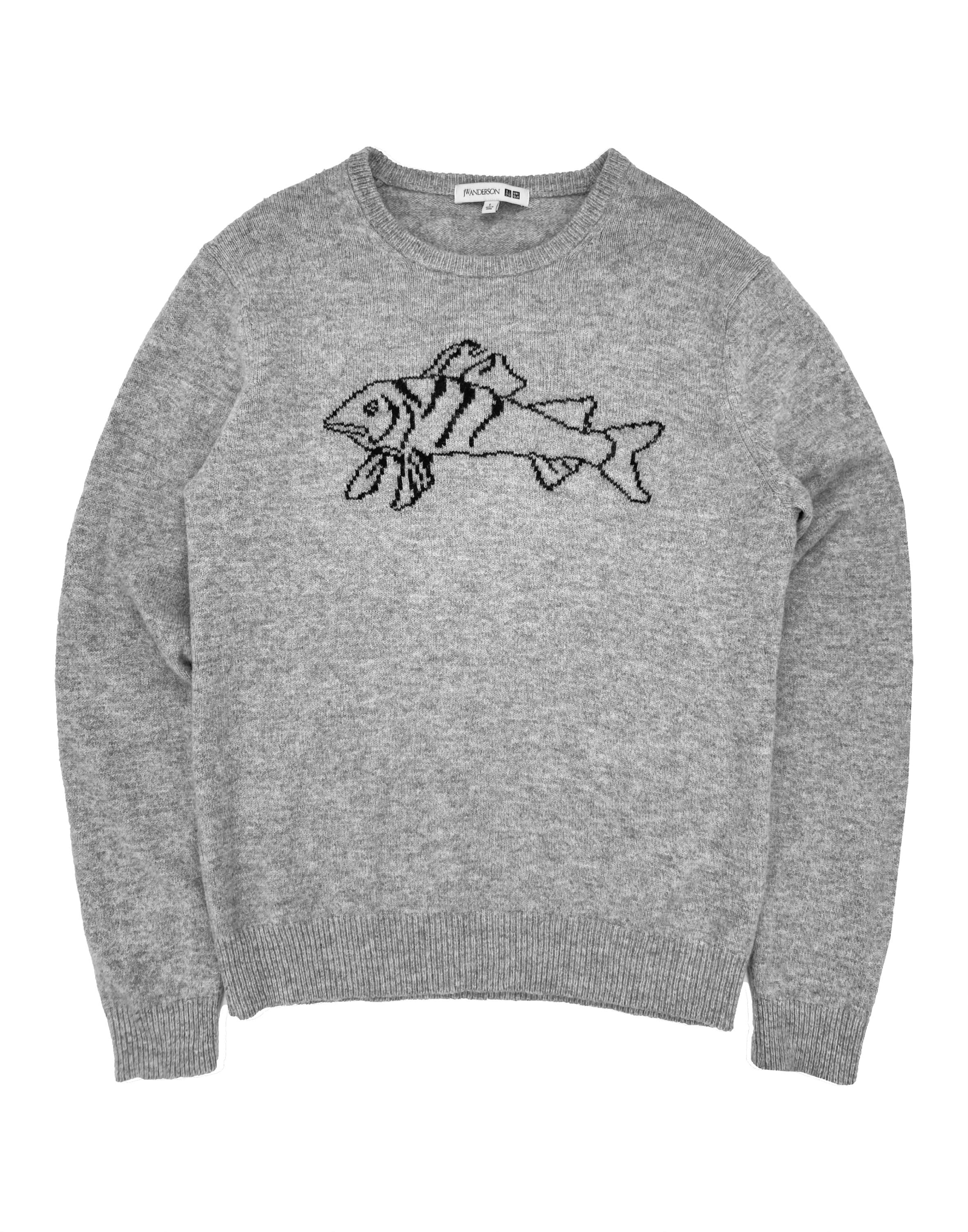 J.W. Anderson x Uniqlo Fish Motif Wool Knit Sweater