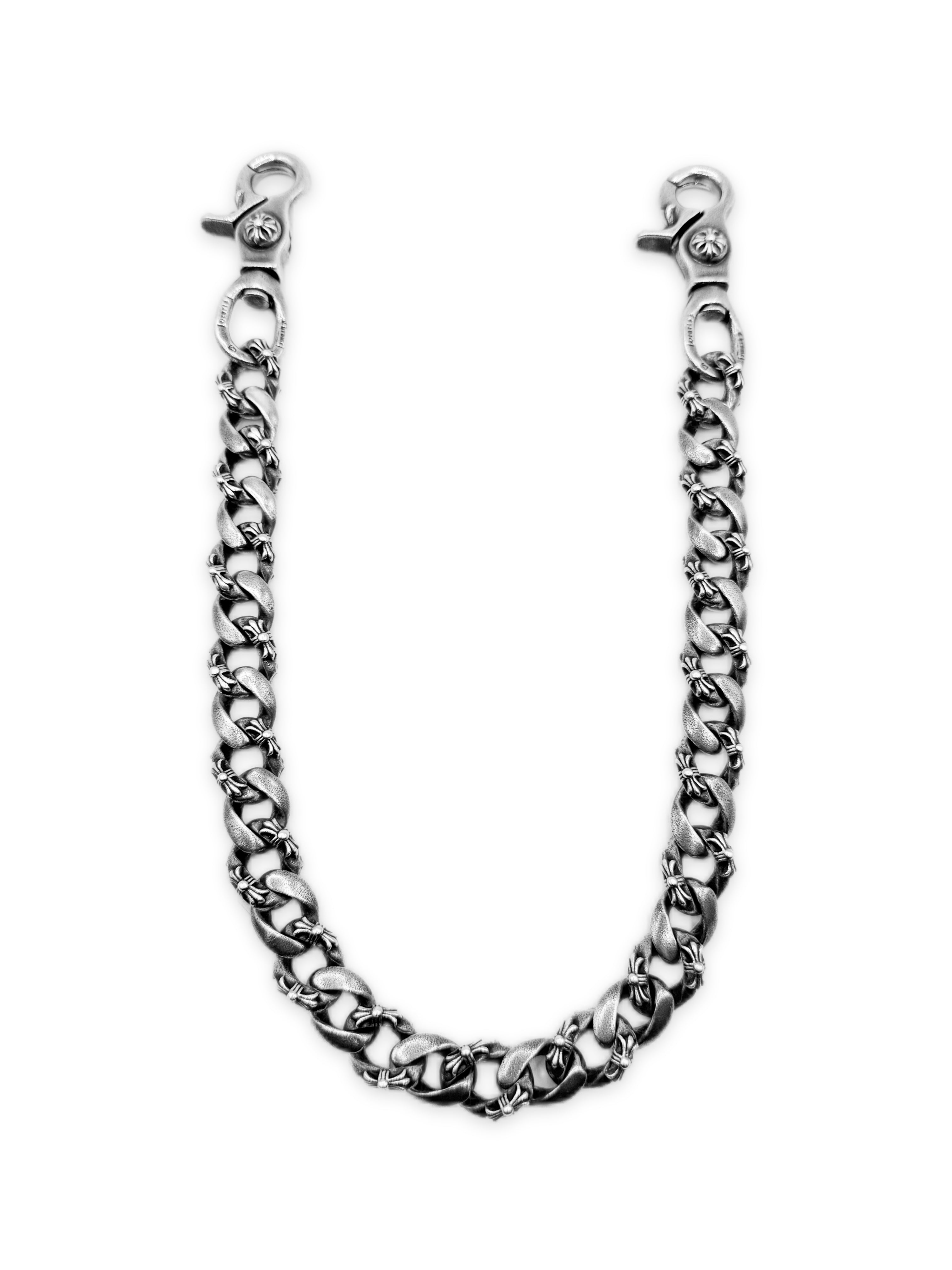 Chrome Hearts 19 in Semi Fancy Double Lobster Clasp Wallet Chain