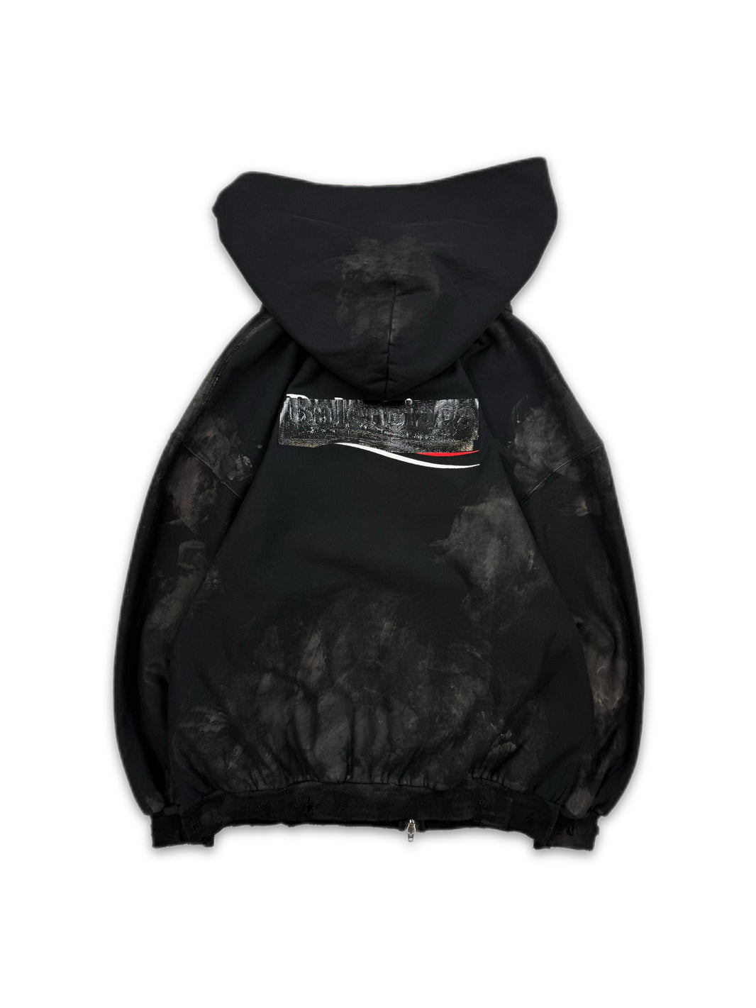 AW22 Balenciaga Mud Show ‘Gaffer’ Tape Zip-up Campaign Hoodie