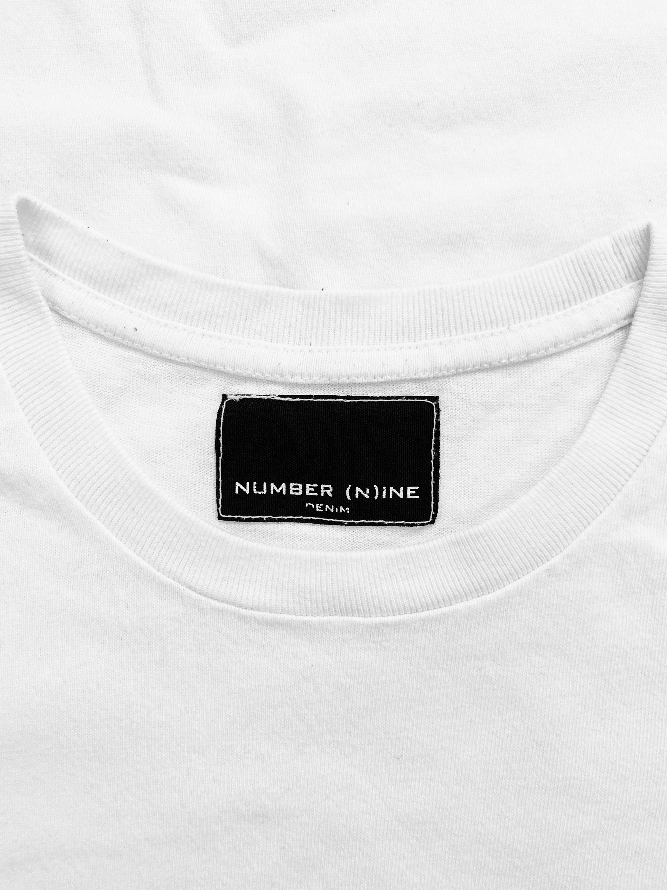 Number (N)ine Classic Logo White Graphic T-Shirt