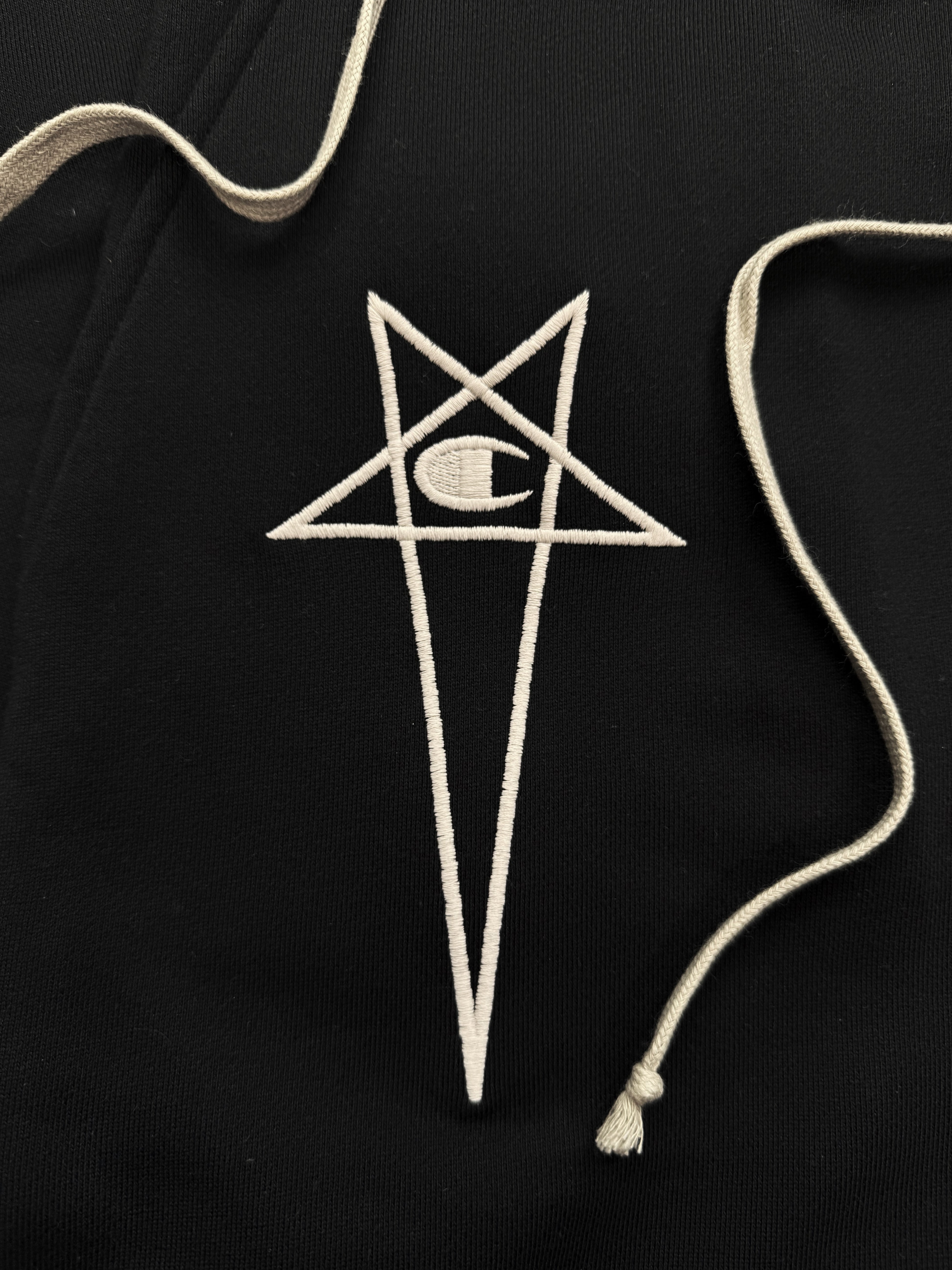 Rick Owens x Champion ‘Pentagram’ Prisoner Embroidered Sweat Pants