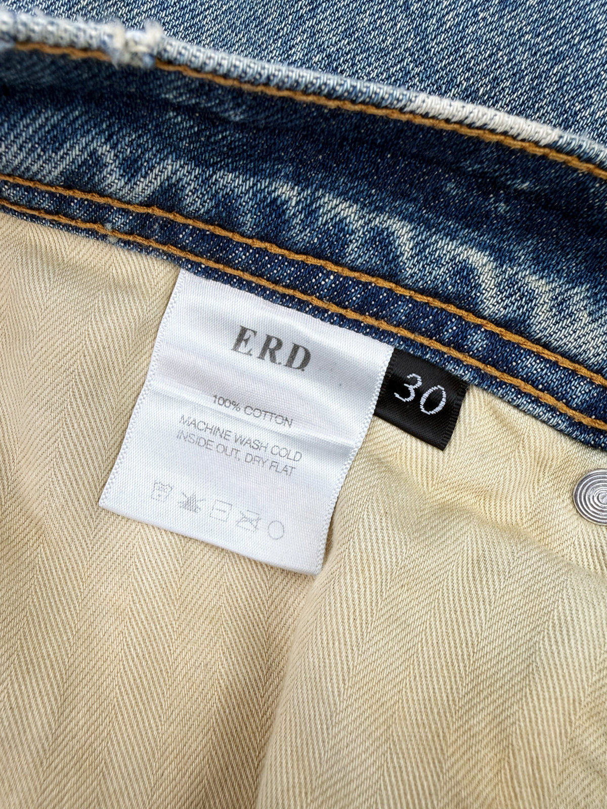 SS24 Enfants Riches Deprimes ‘Corpse Pose’ Sand Wash Denim