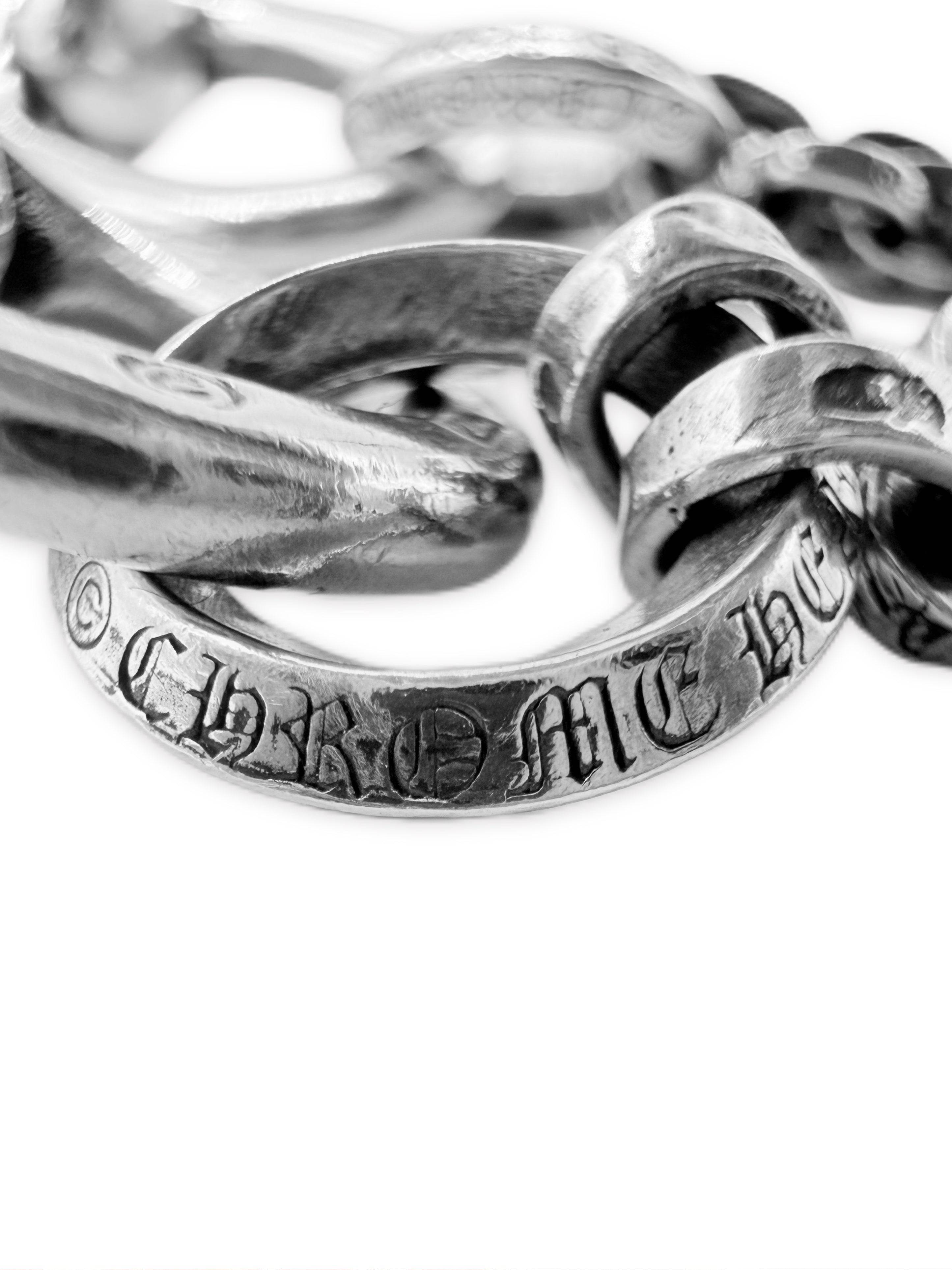 Chrome Hearts Double Paper Chain 15 in Lobster Clasp Wallet Chain