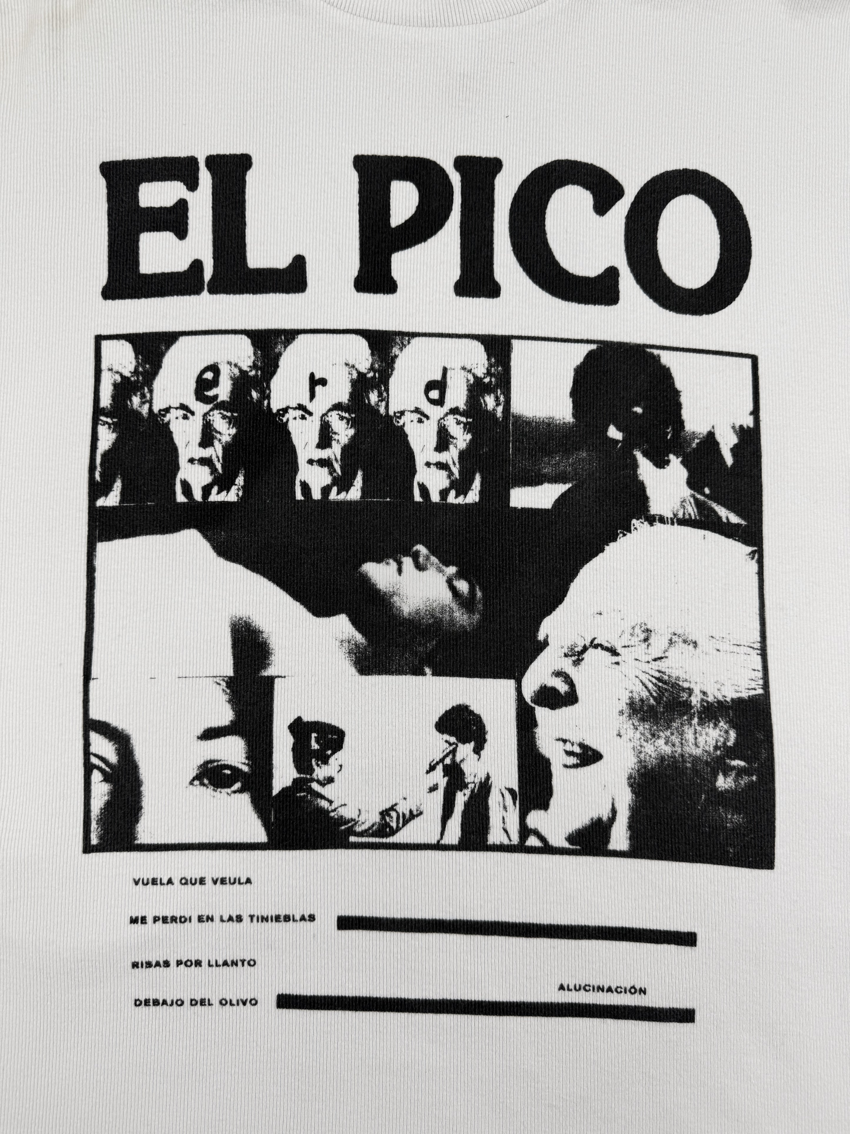 Enfants Riches Deprimes ‘El Pico’ White Ribbed Long Sleeve Shirt