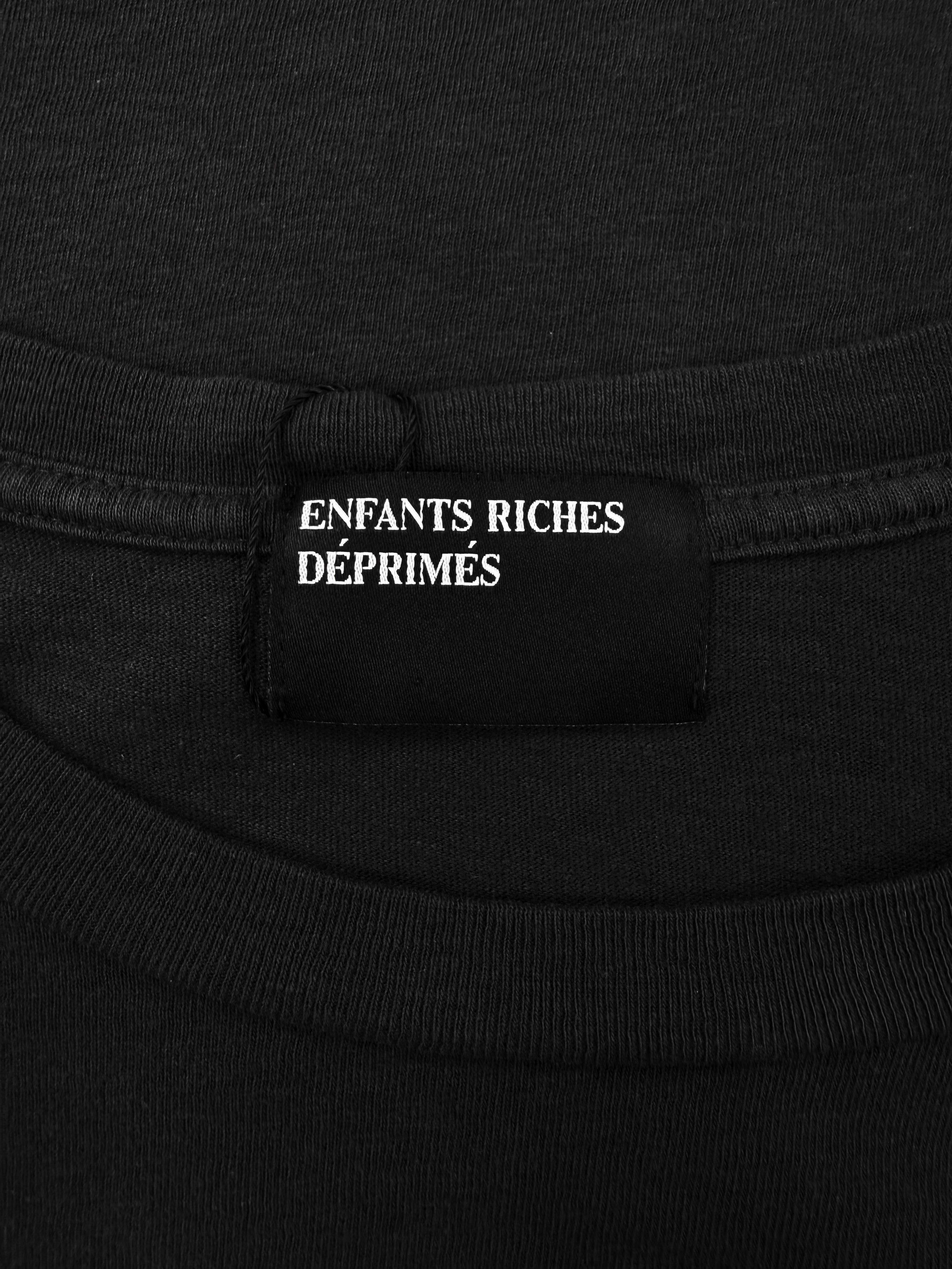 Enfants Riches Deprimes ‘Fifth Pig’ Black Graphic T-Shirt