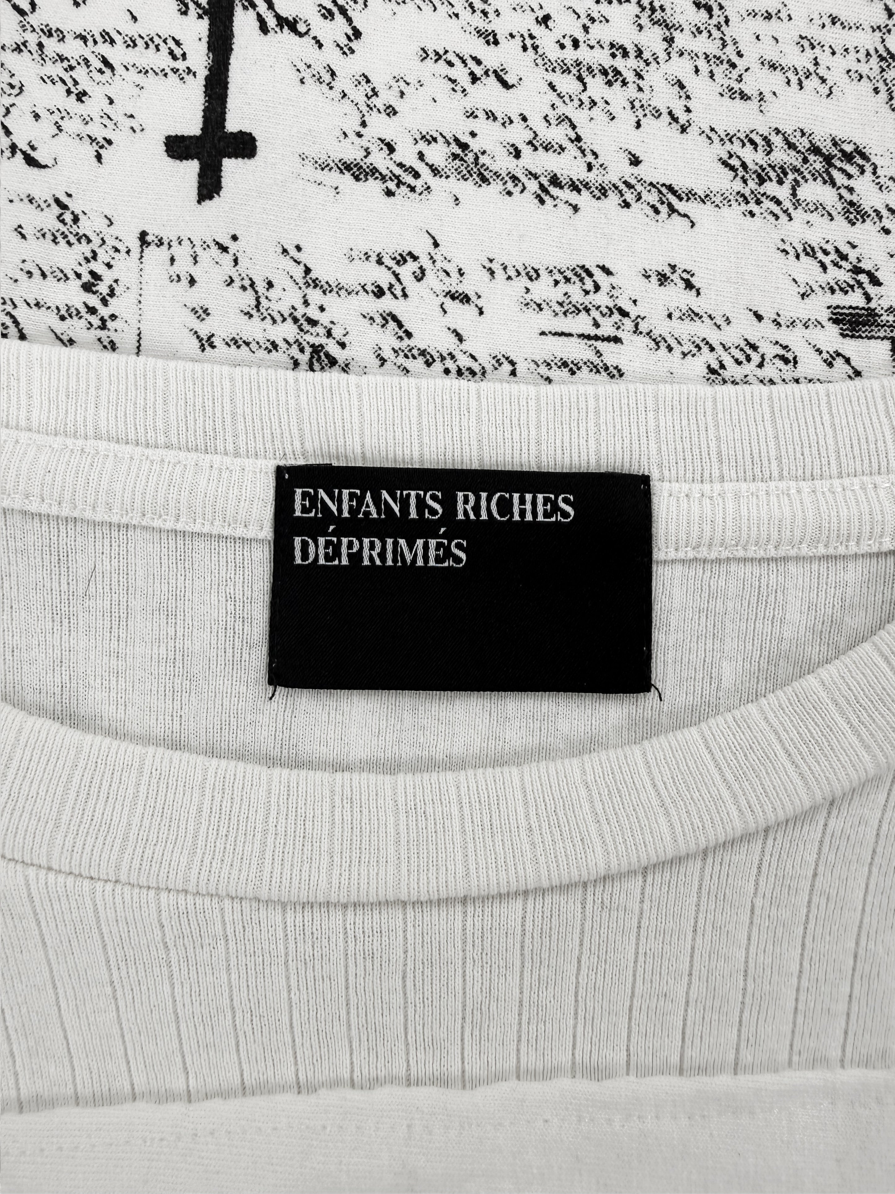 SS25 Enfants Riches Deprimes ‘Innocent in Vain’ Assemblage Patch Long Sleeve Shirt