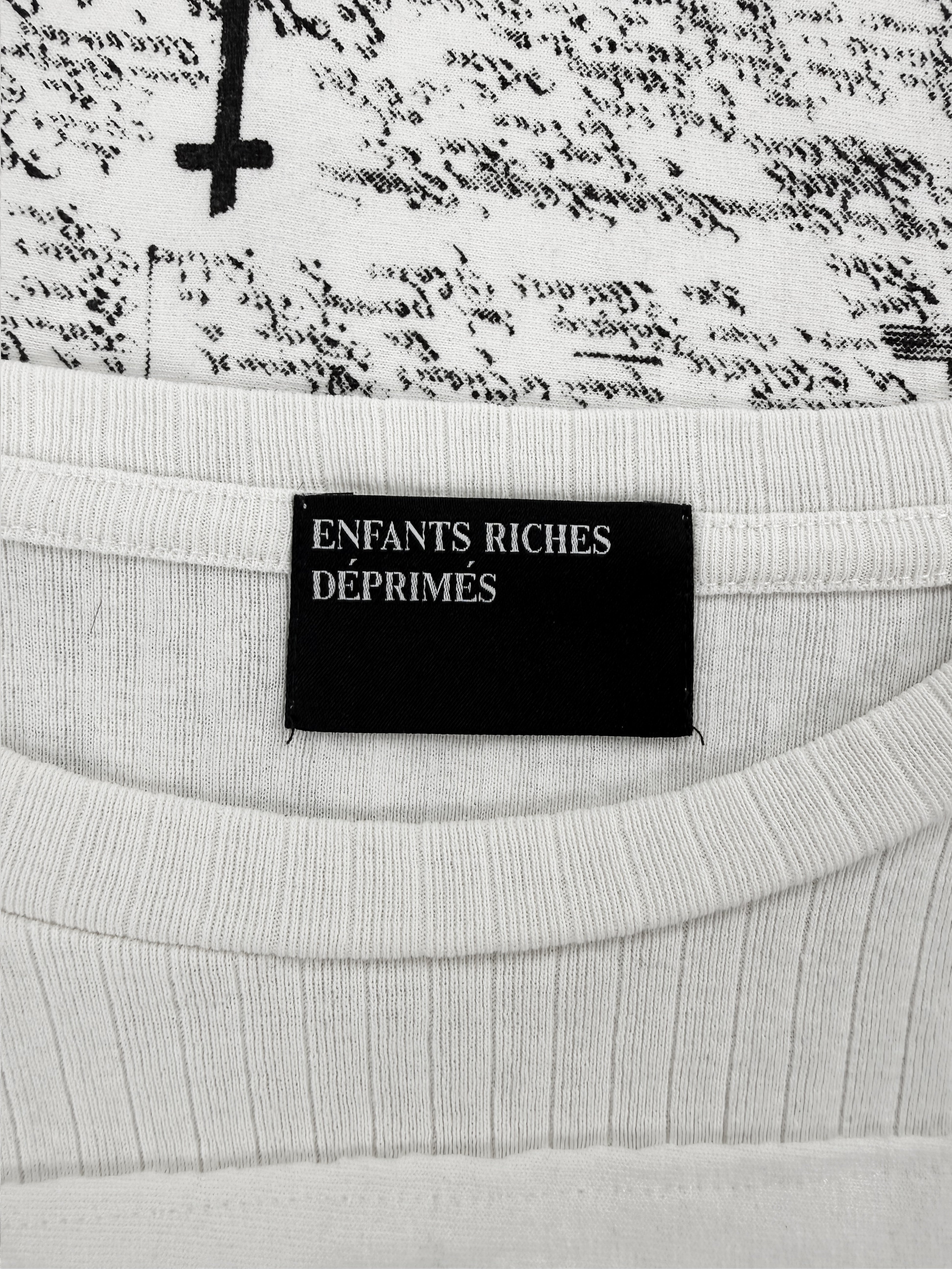 SS25 Enfants Riches Deprimes ‘Innocent in Vain’ Assemblage Patch Long Sleeve Shirt