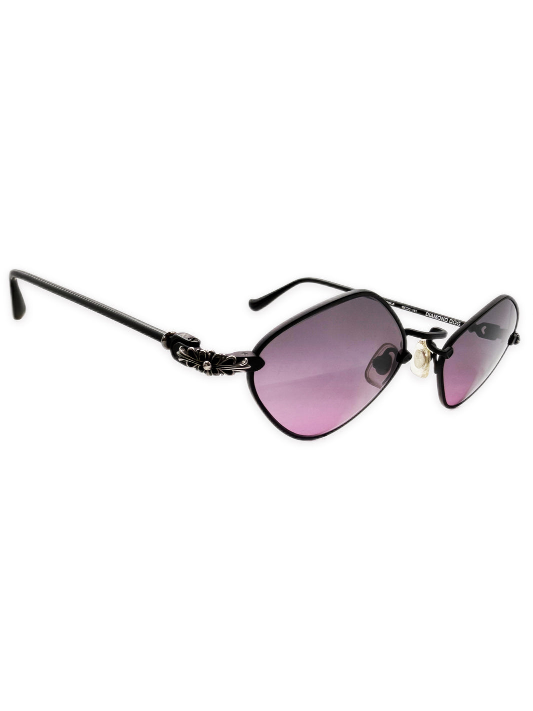 Chrome Hearts Diamond Dog Purple Tint Sunglasses