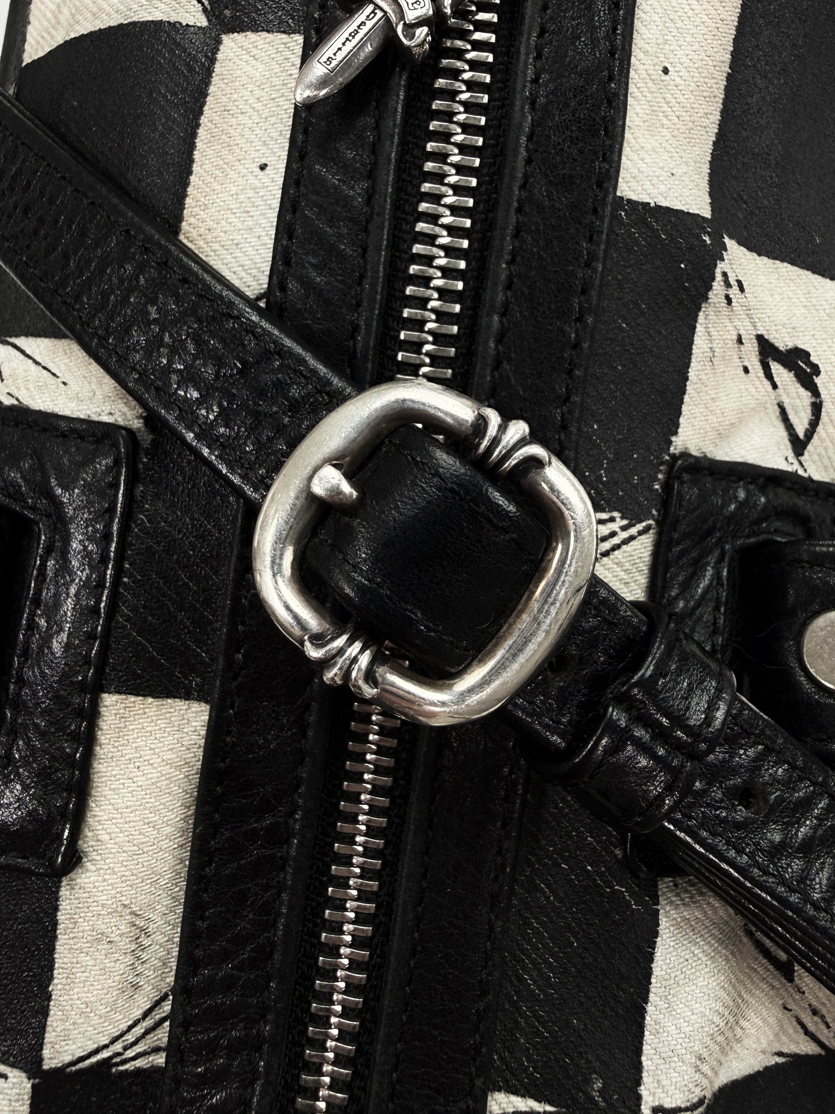 Chrome Hearts x Matty Boy 99 Eyes Leather Gunslinger Duffle Bag