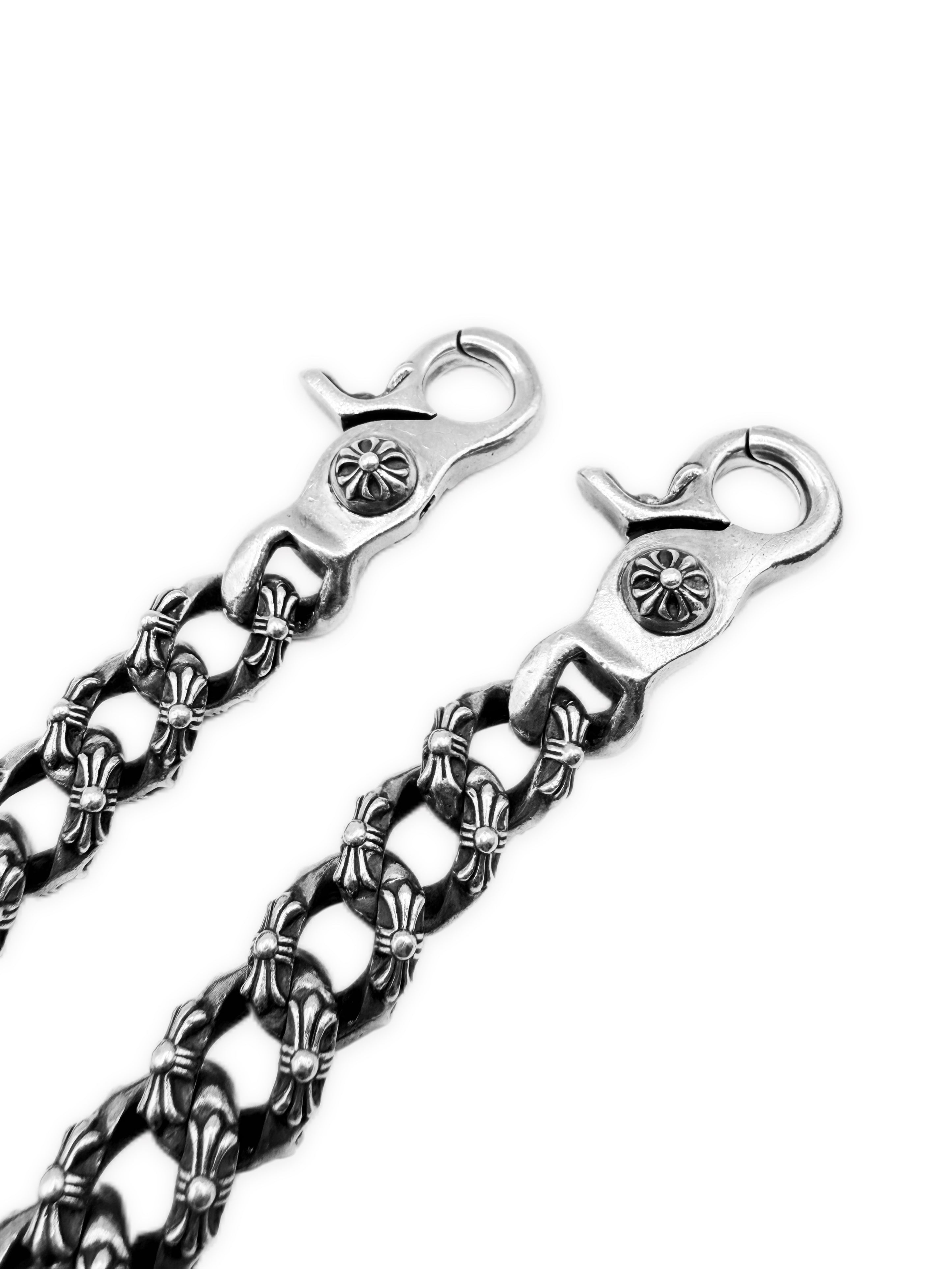 Chrome Hearts Extra Fancy Cuban Link 23.5 in Lobster Wallet Chain