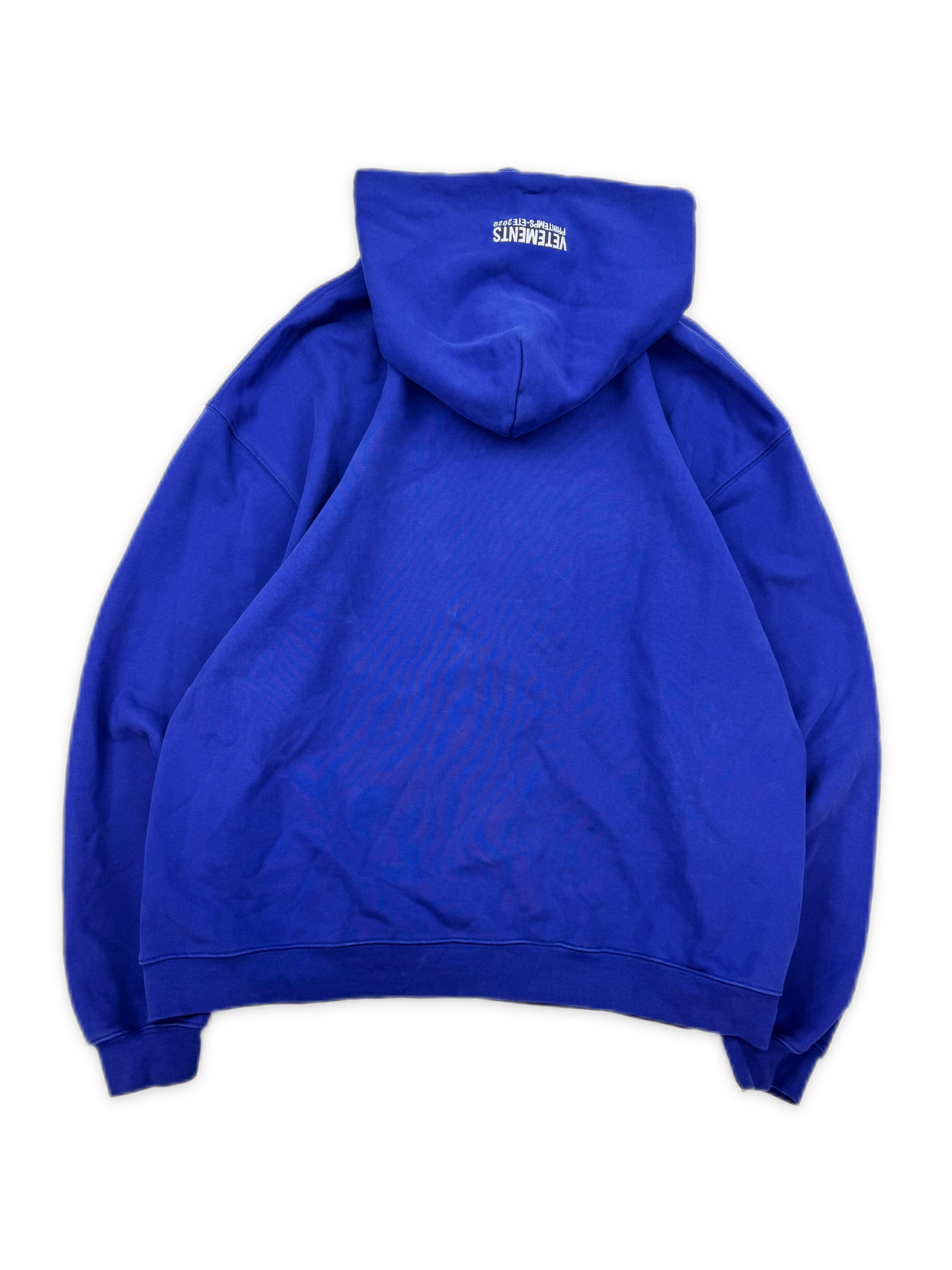 SS20 Vetements ‘Ecstasy’ Internet Explorer Blue Hoodie