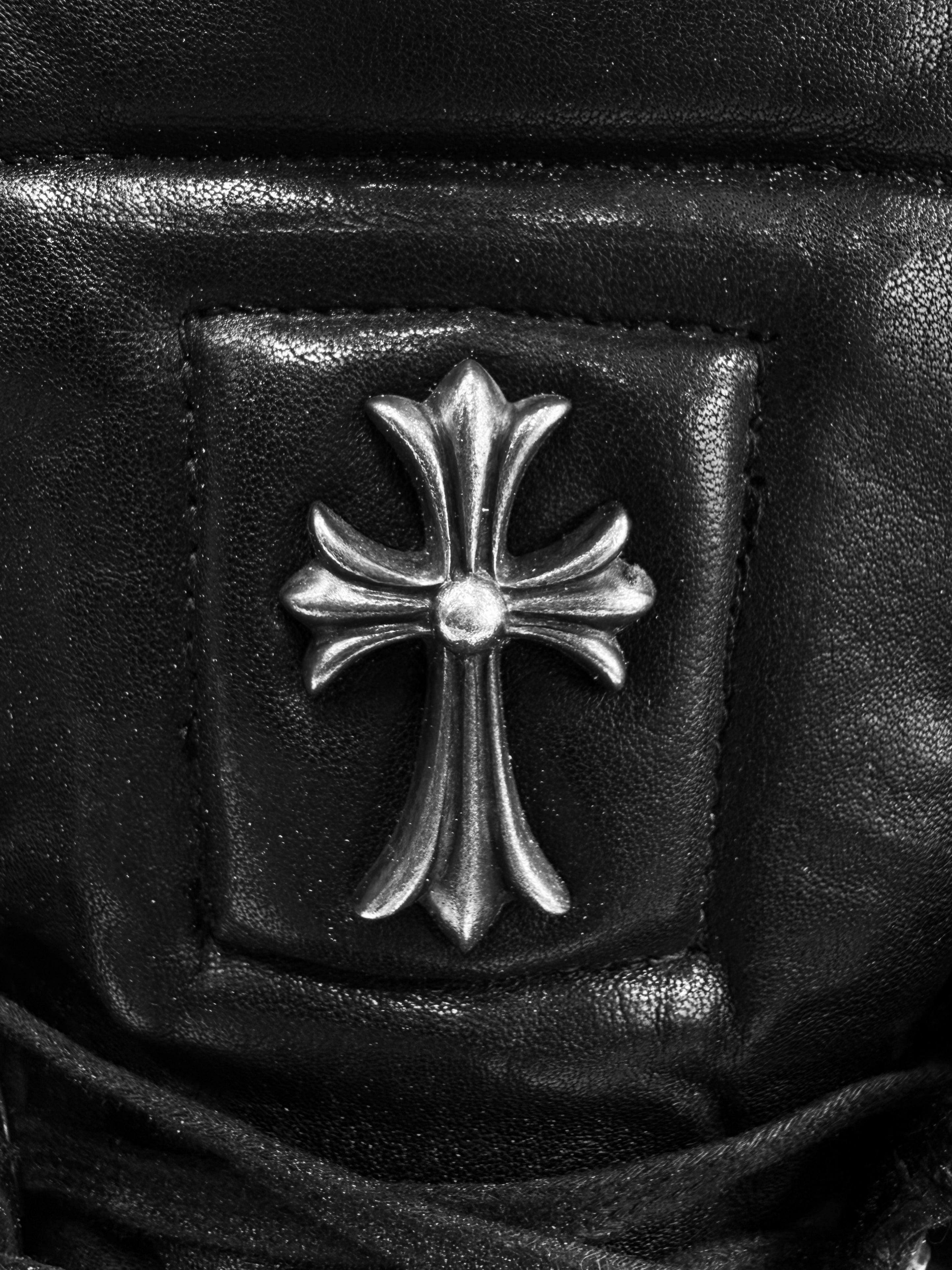 Chrome Hearts x Rick Owens Geobasket Cross Dagger Zip Sneakers