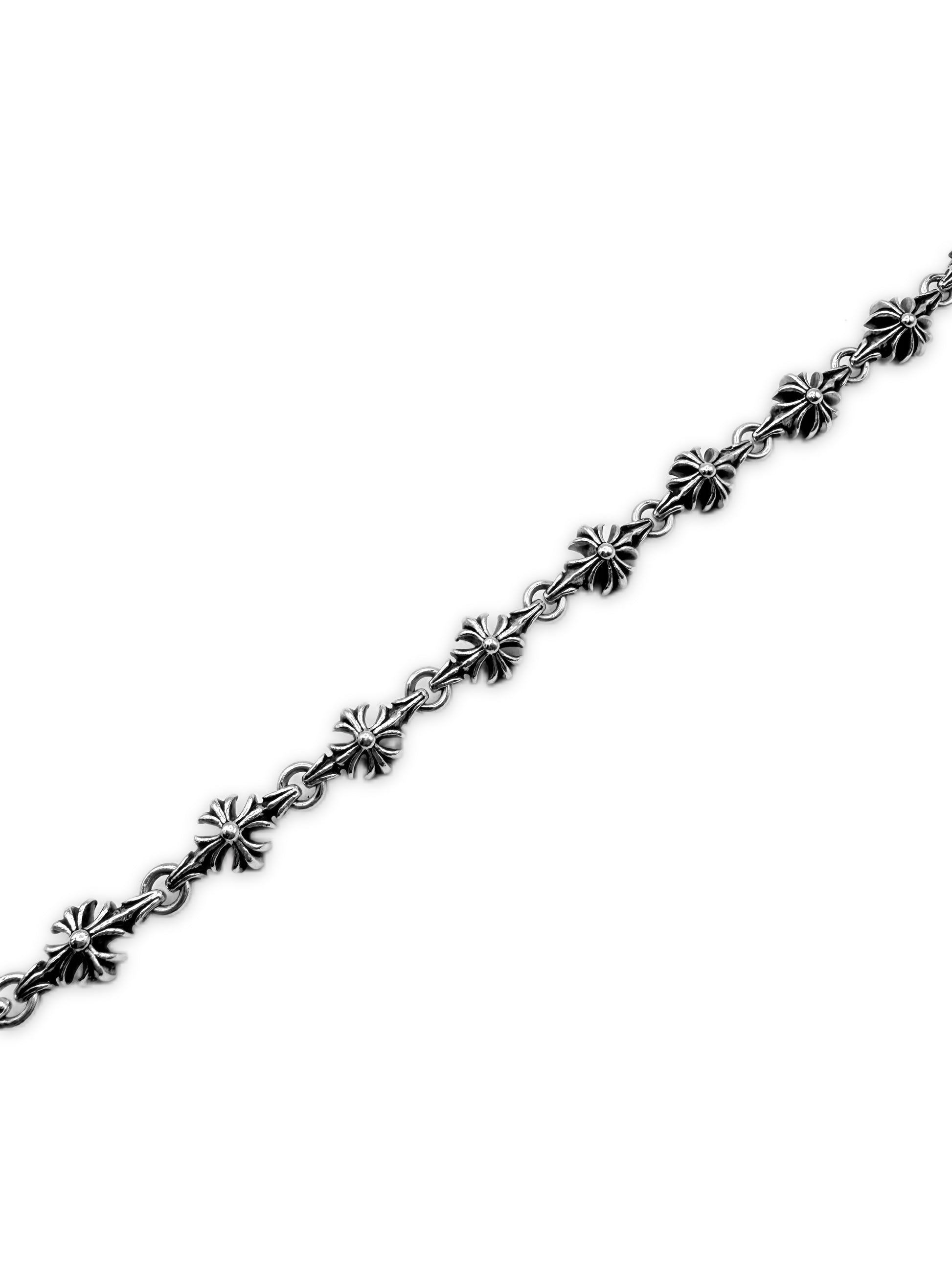 Chrome Hearts Plus 24 in Double Lobster Clasp .925 Silver Wallet Chain