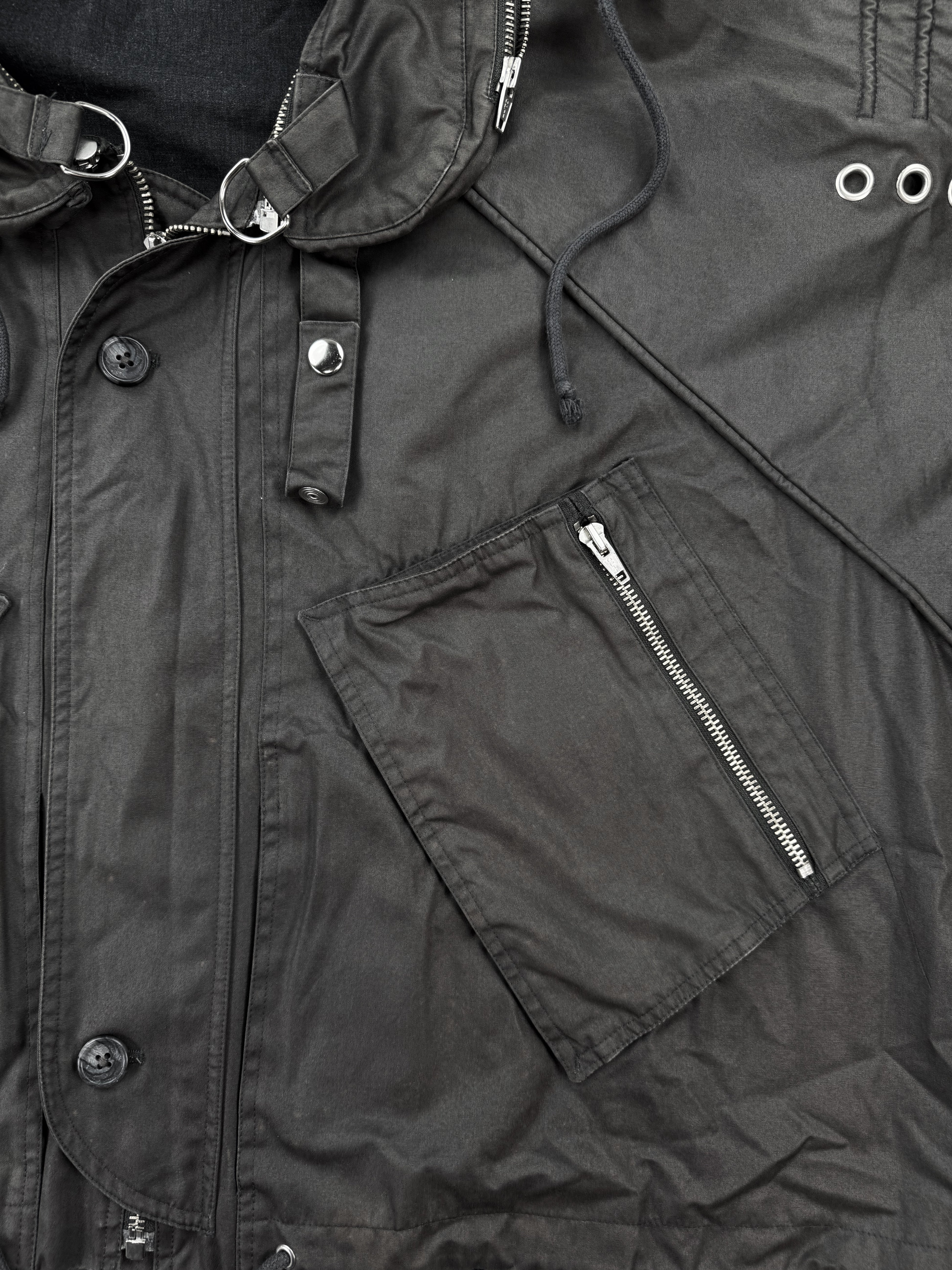 SS06 Raf Simons ‘Icarus Surgit’ Cropped Parachute Cargo Jacket