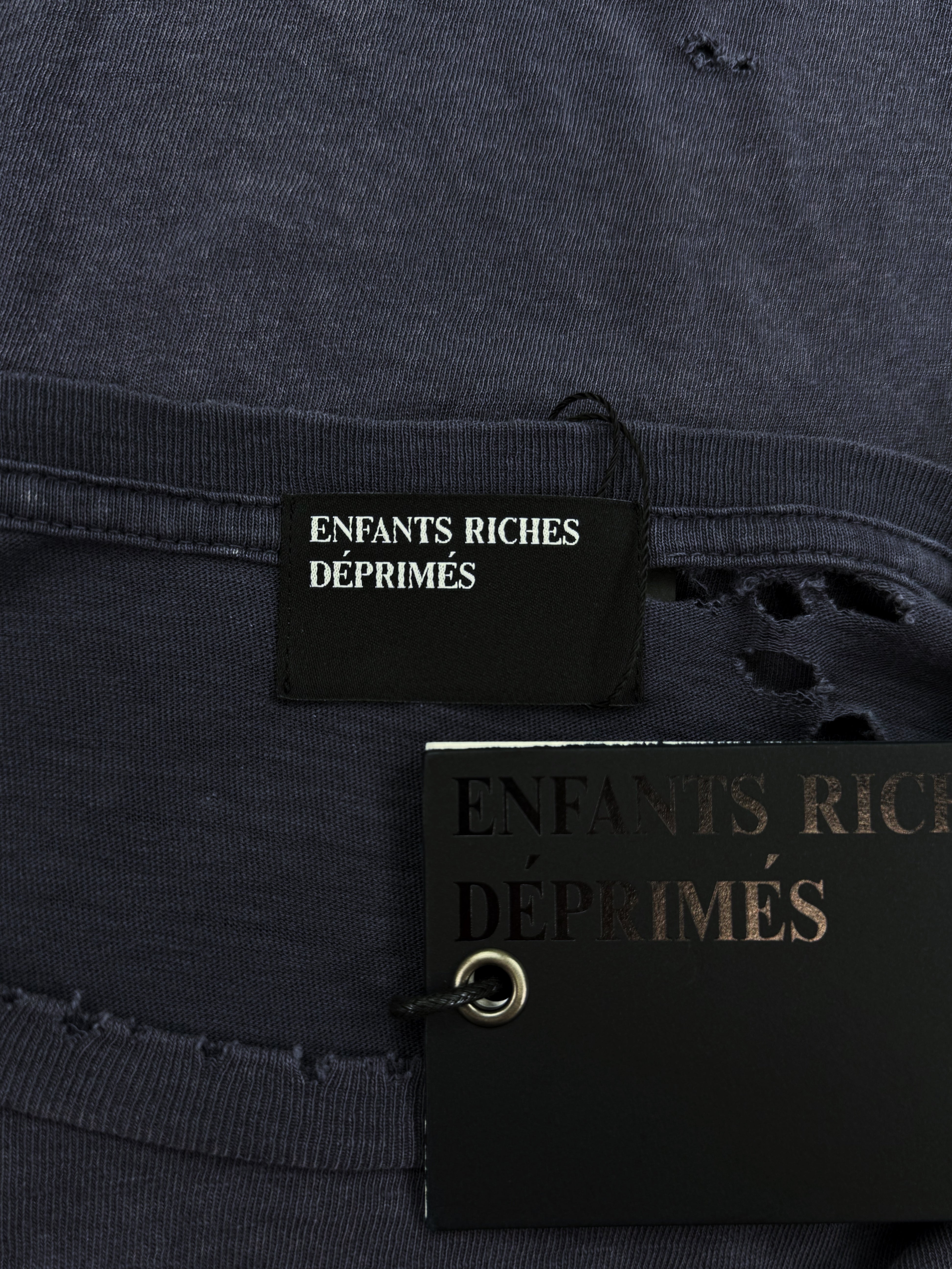 Enfants Riches Deprimes ‘Nietzche’ Purple Graphic T-Shirt