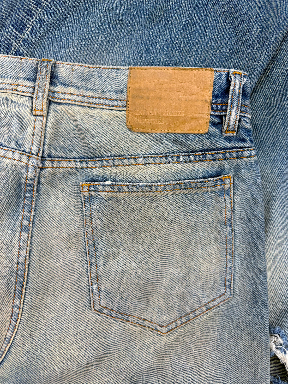 SS24 Enfants Riches Deprimes ‘Corpse Pose’ Sand Wash Denim