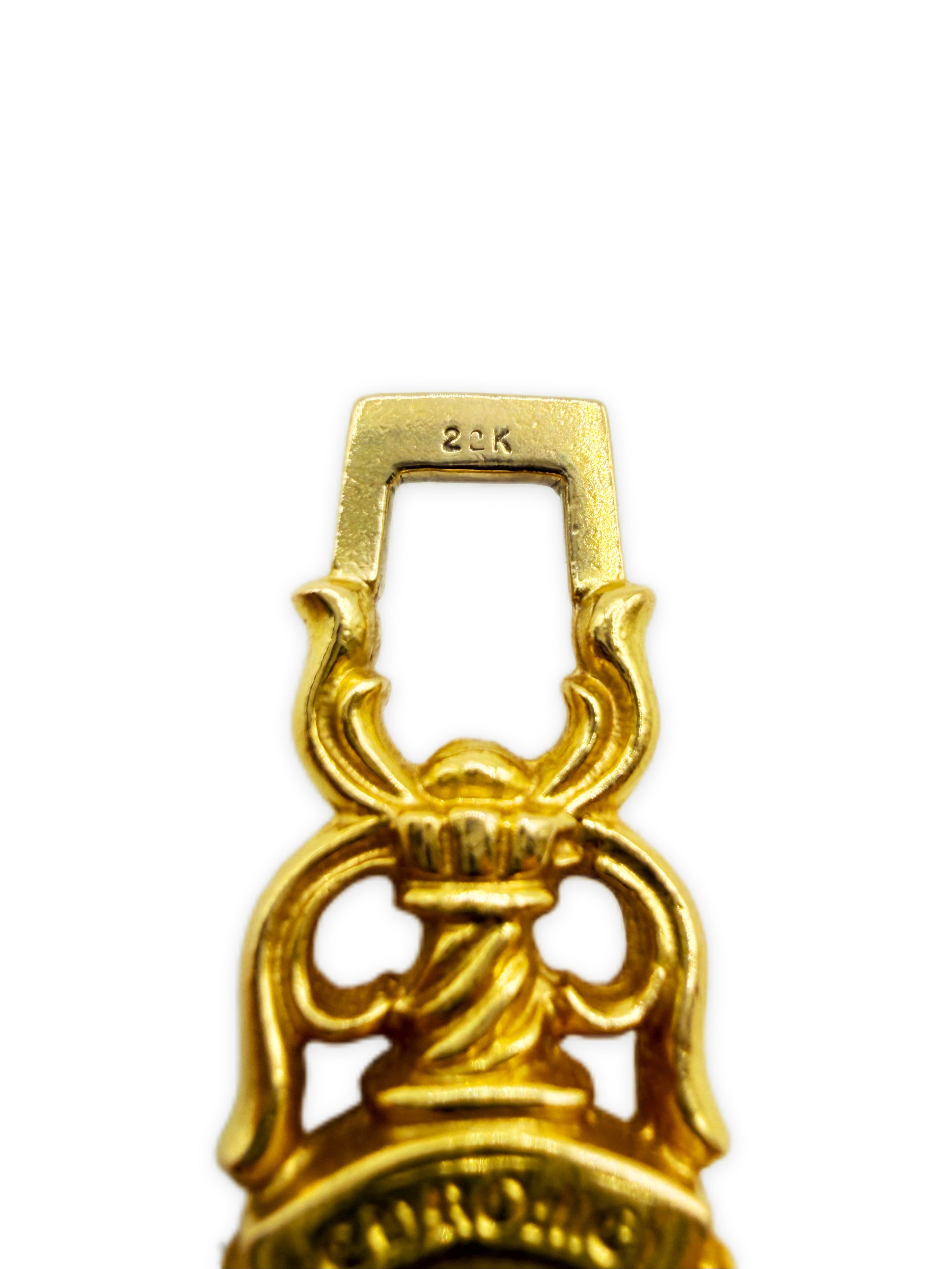 Chrome Hearts 22k Gold #10 Dagger Pendant