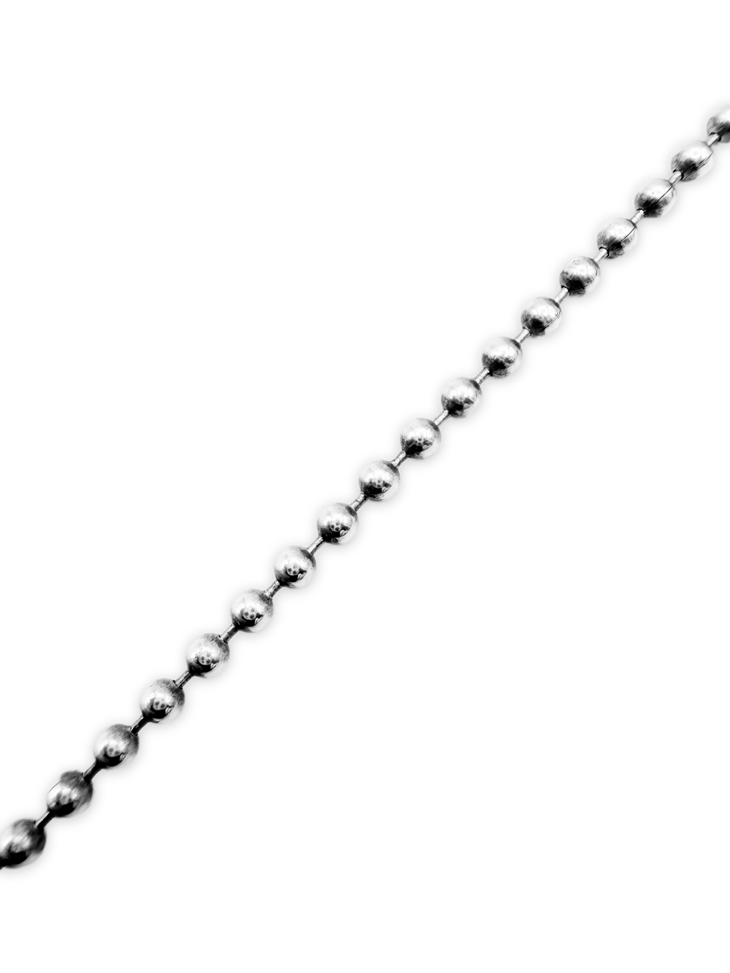Chrome Hearts Ball Chain .925 Silver 40 in Necklace