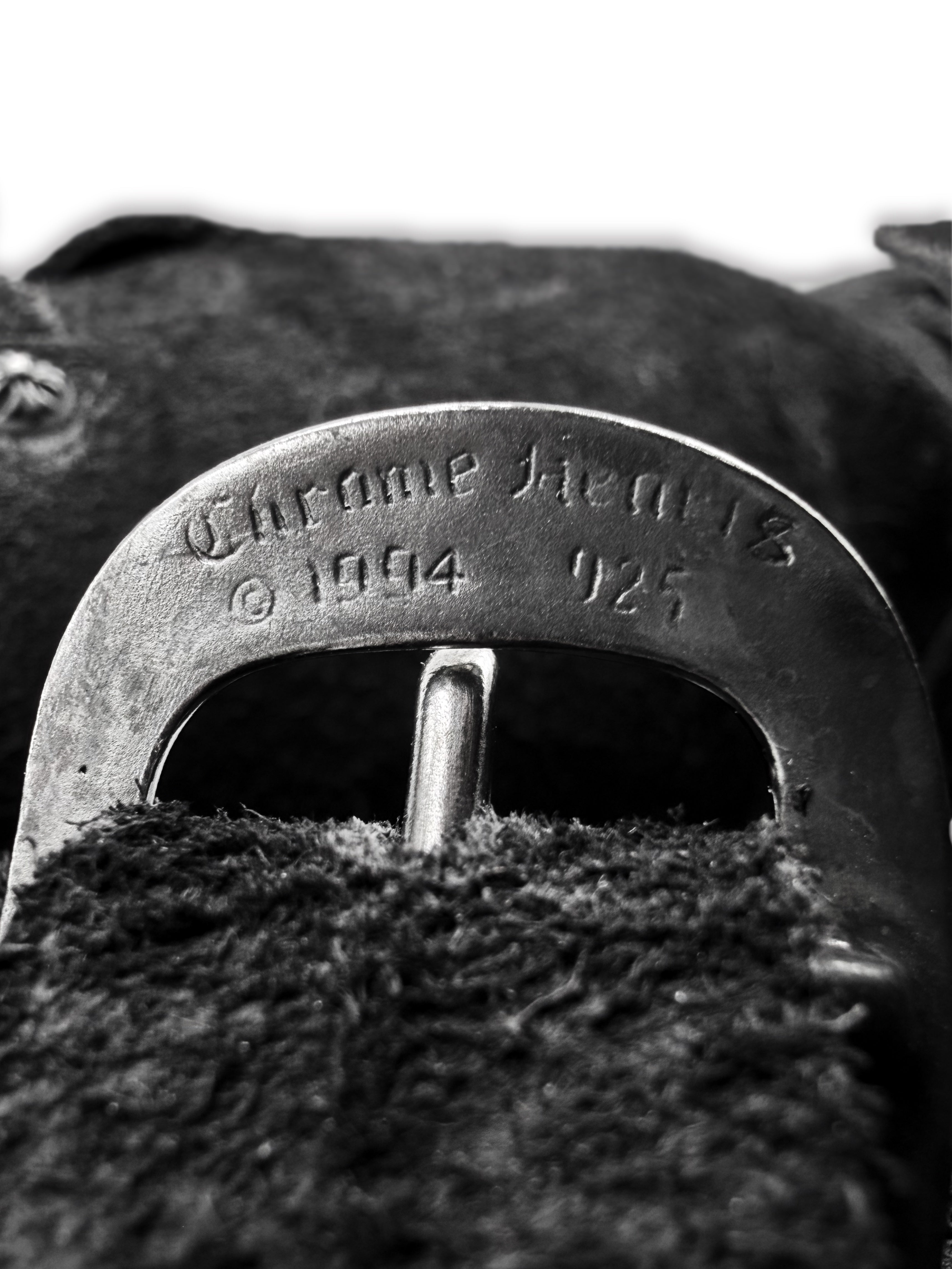 Chrome Hearts x Wesco Suede Gunslinger Cross Pendant Suede Engineer Boots