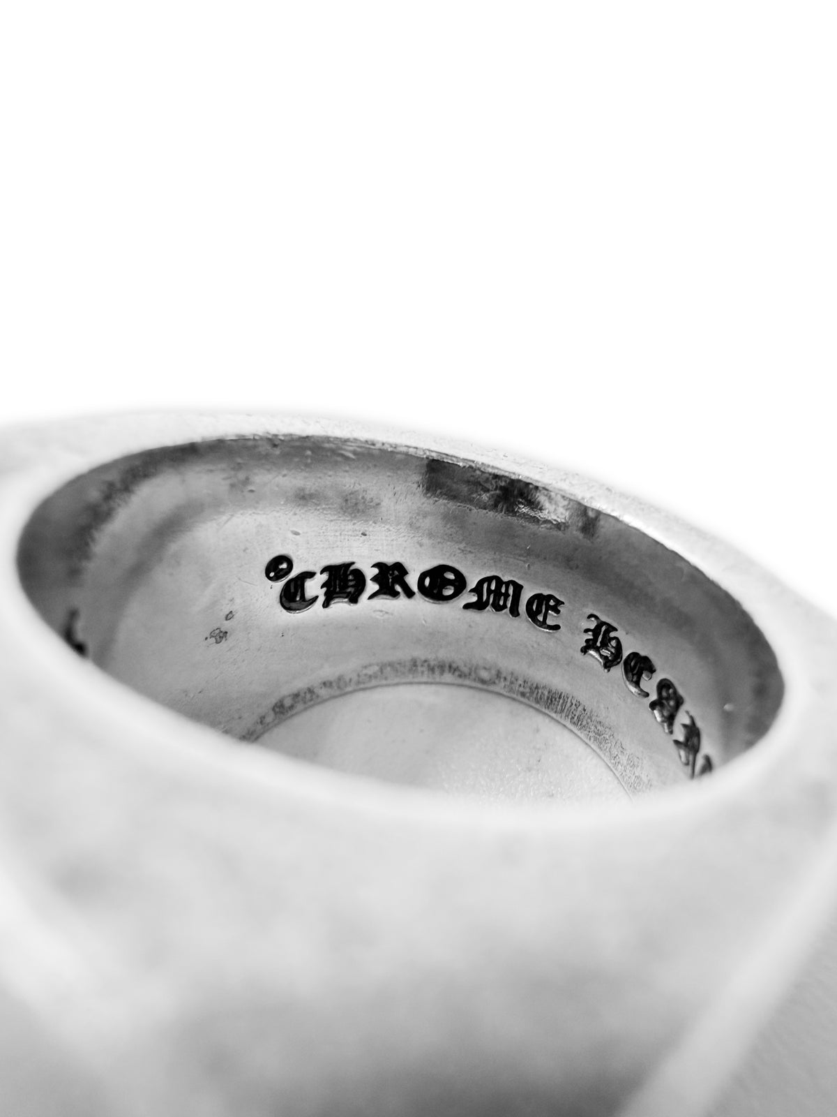 Chrome Hearts Plus Block .925 Silver Ring