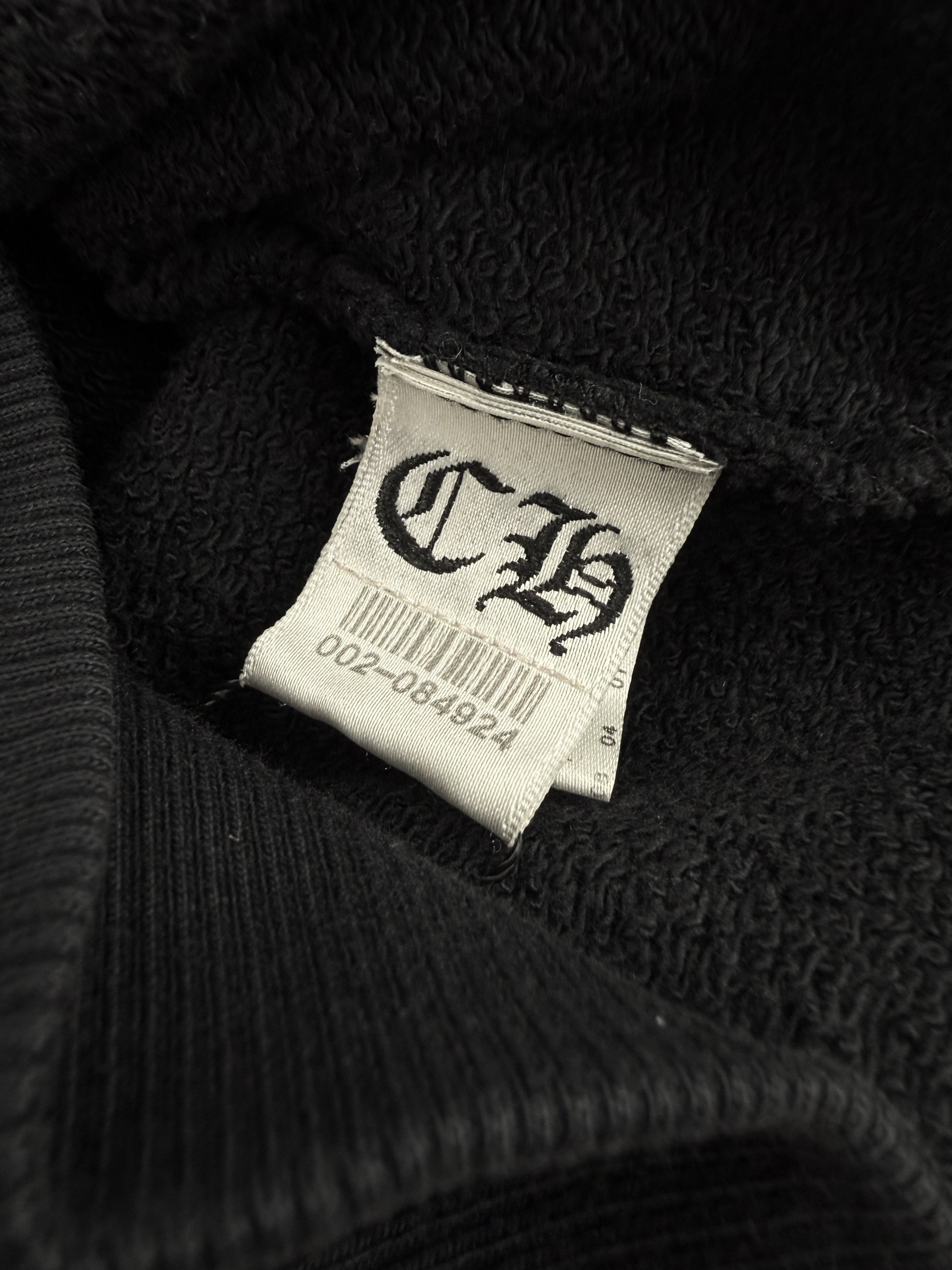 Chrome Hearts Horseshoe Leather Patch Dagger Zip Hoodie