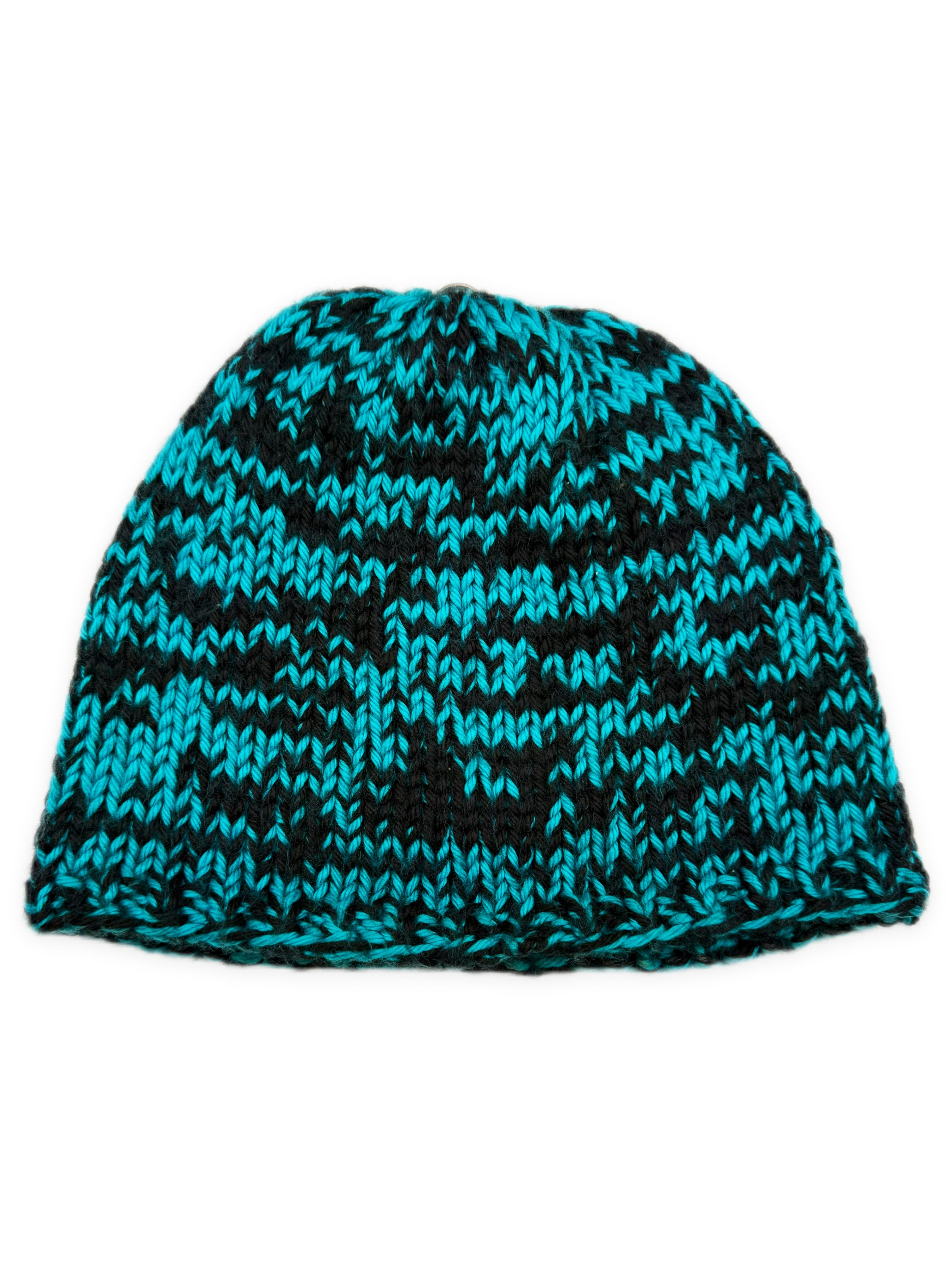 Chrome Hearts Star Patch Blue Gradient .925 Silver Knit Beanie
