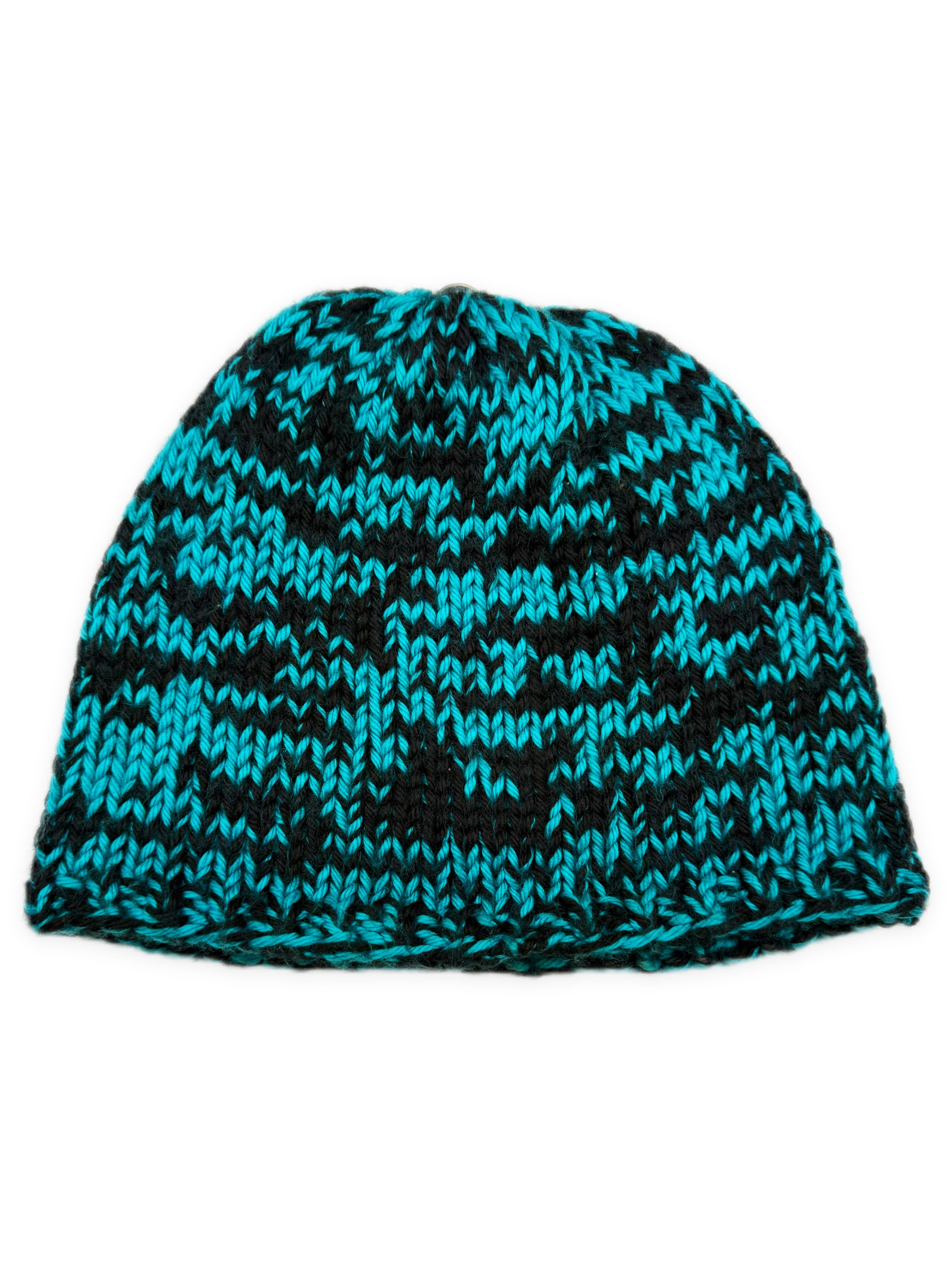 Chrome Hearts Star Patch Blue Gradient .925 Silver Knit Beanie