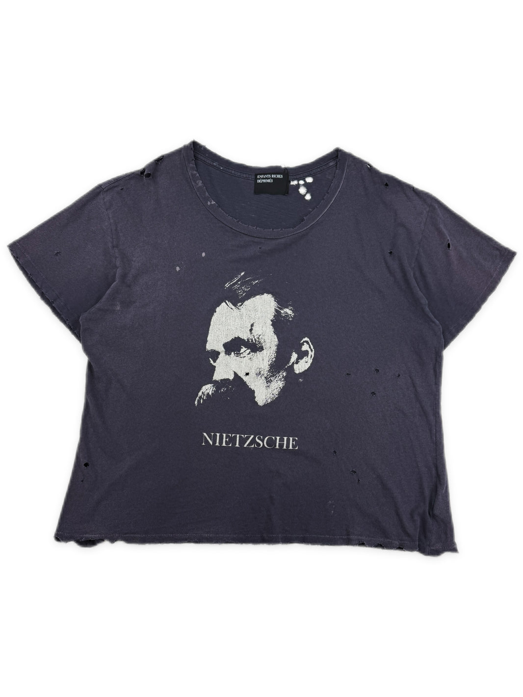 Enfants Riches Deprimes ‘Nietzche’ Purple Graphic T-Shirt
