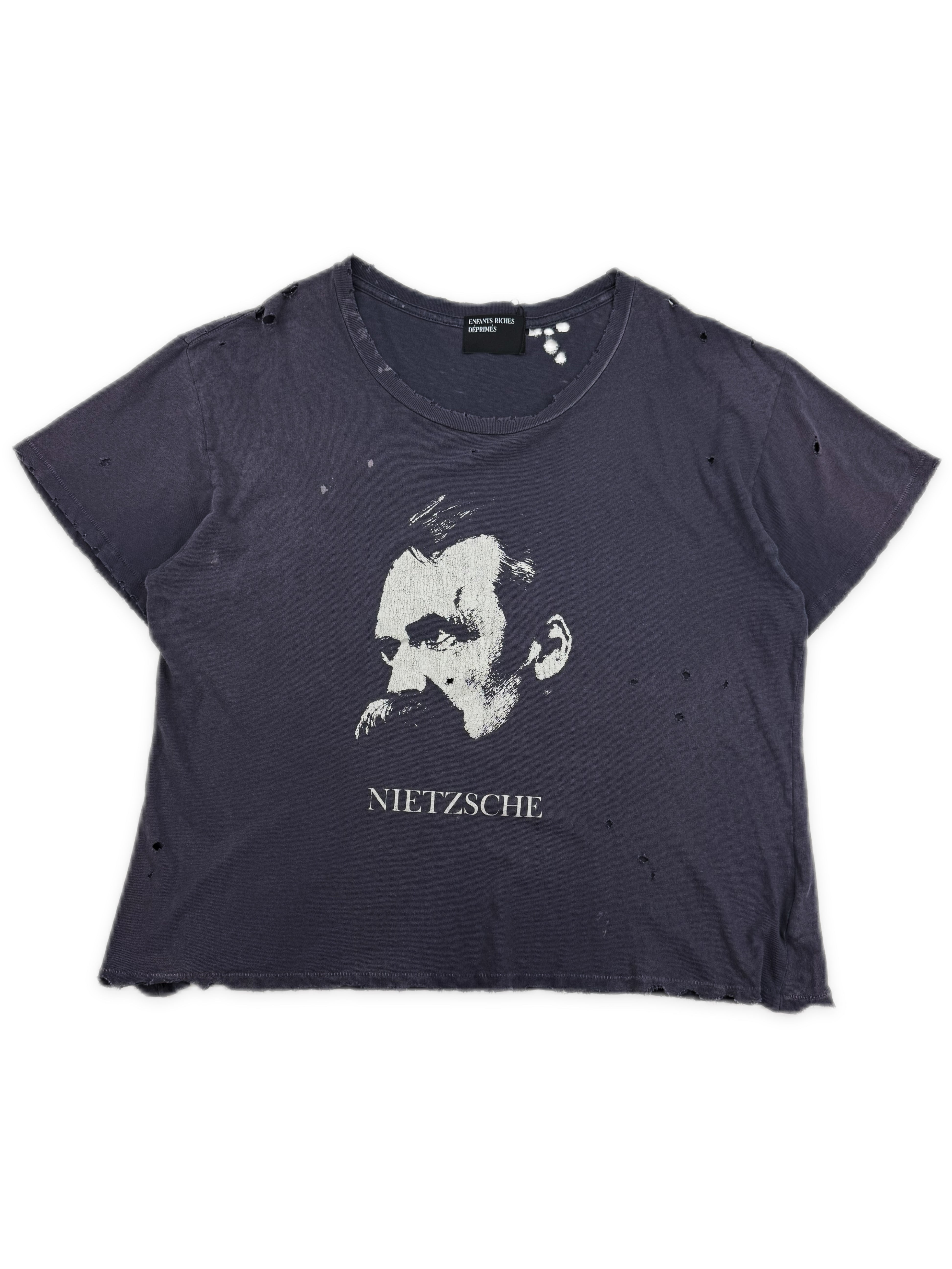 Enfants Riches Deprimes ‘Nietzche’ Purple Graphic T-Shirt